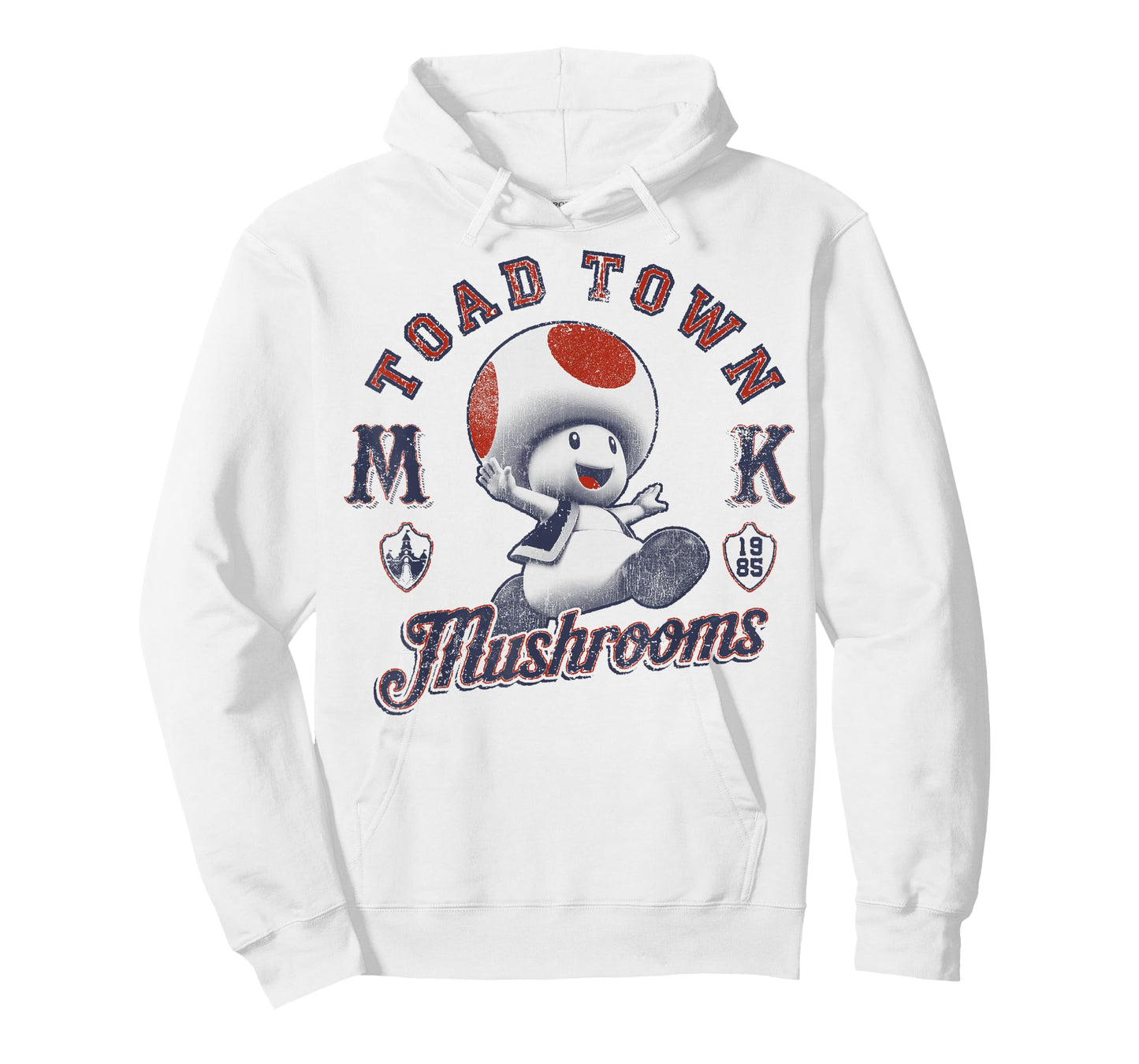 Super Mario Toad Town Mushrooms T-Shirt