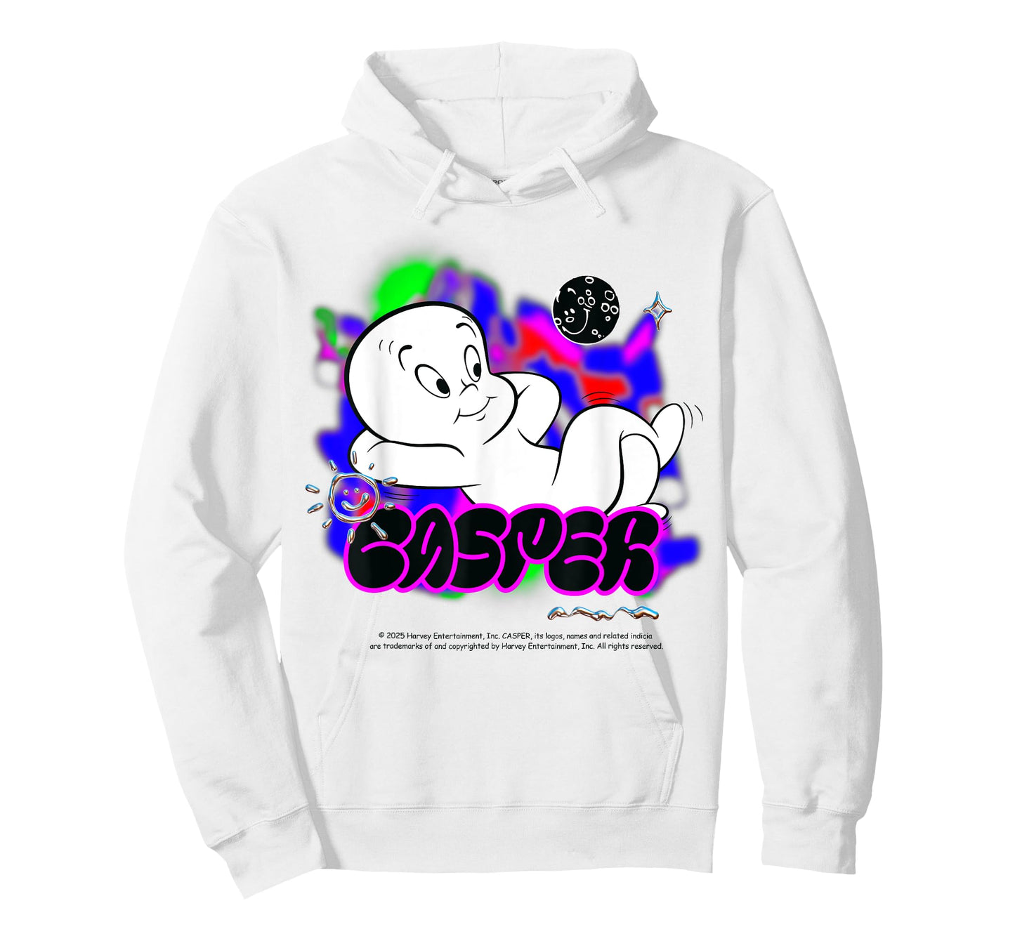 Casper Movie Vibrant Neon Style T-Shirt