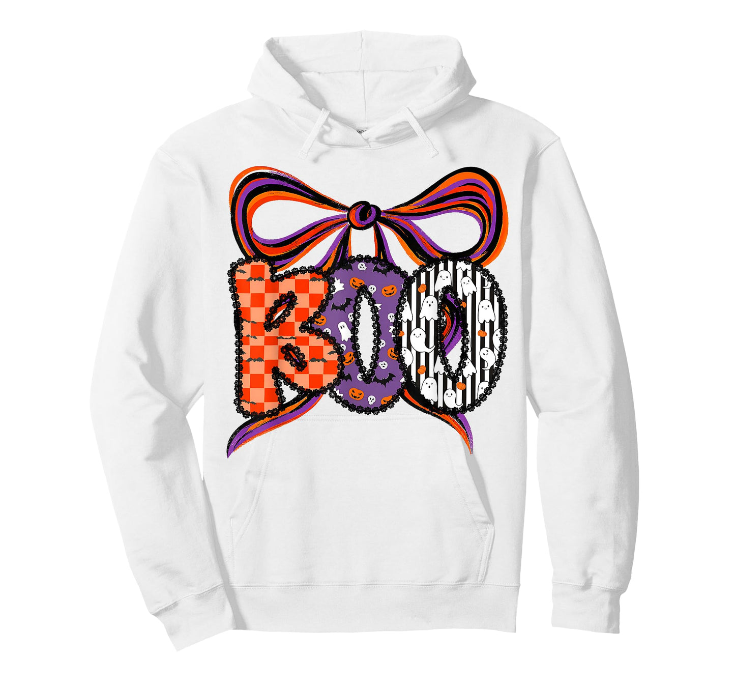 Halloween Boo Coquette Bow Funny Ghost Spooky Trick Or Treat T-Shirt