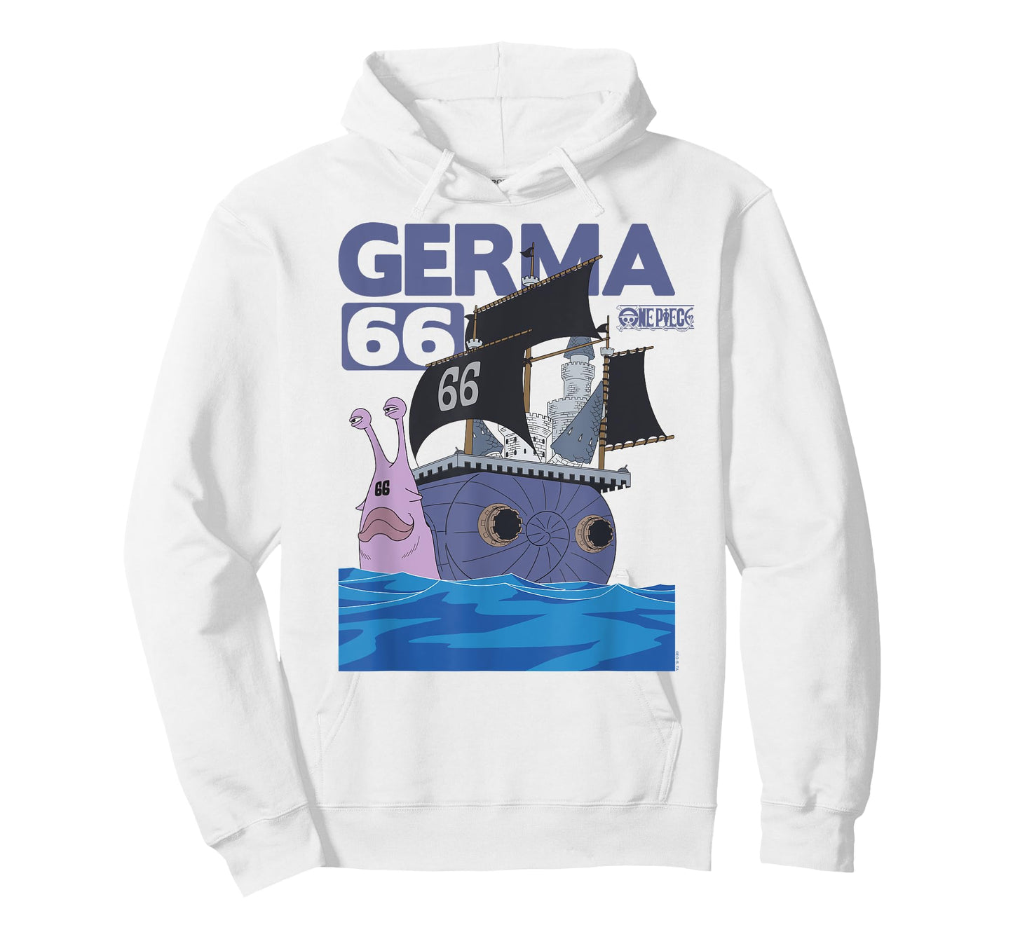One Piece Anime Germa 66 Ship Sailing the Seas T-Shirt