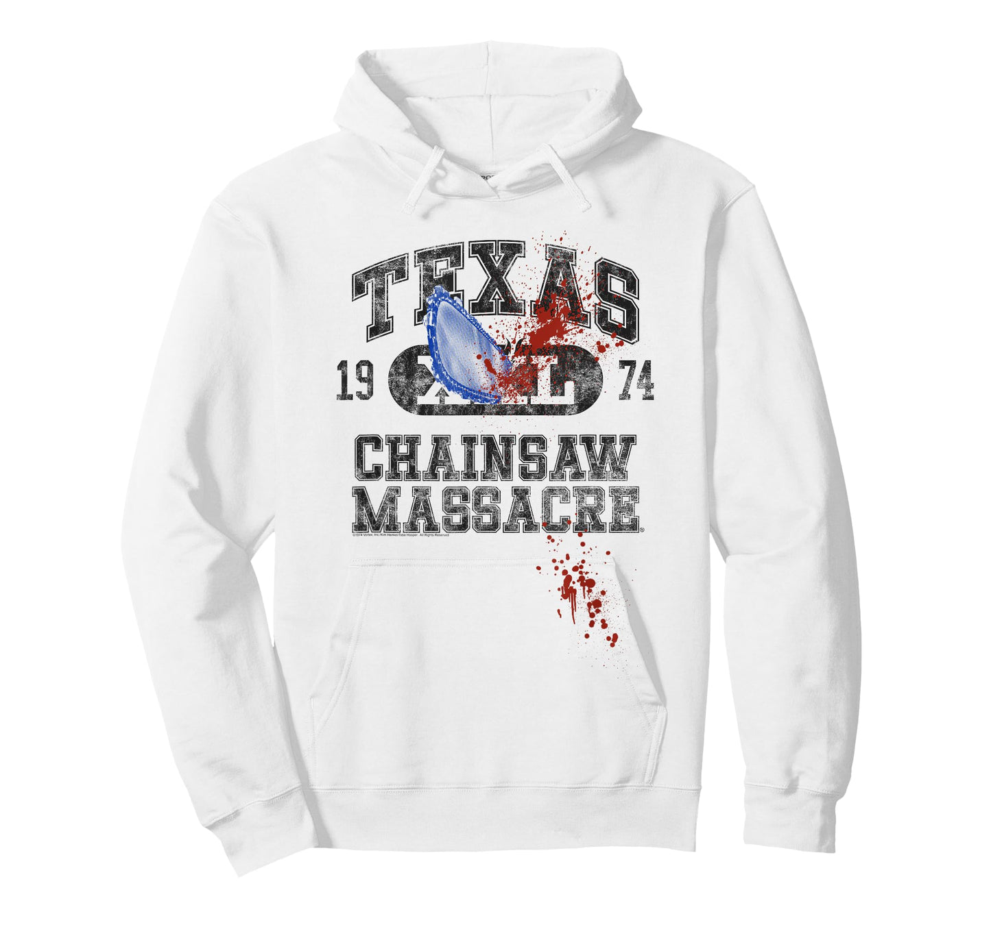 The Texas Chainsaw Massacre Athletic Logo with Chainsaw T-Shirt