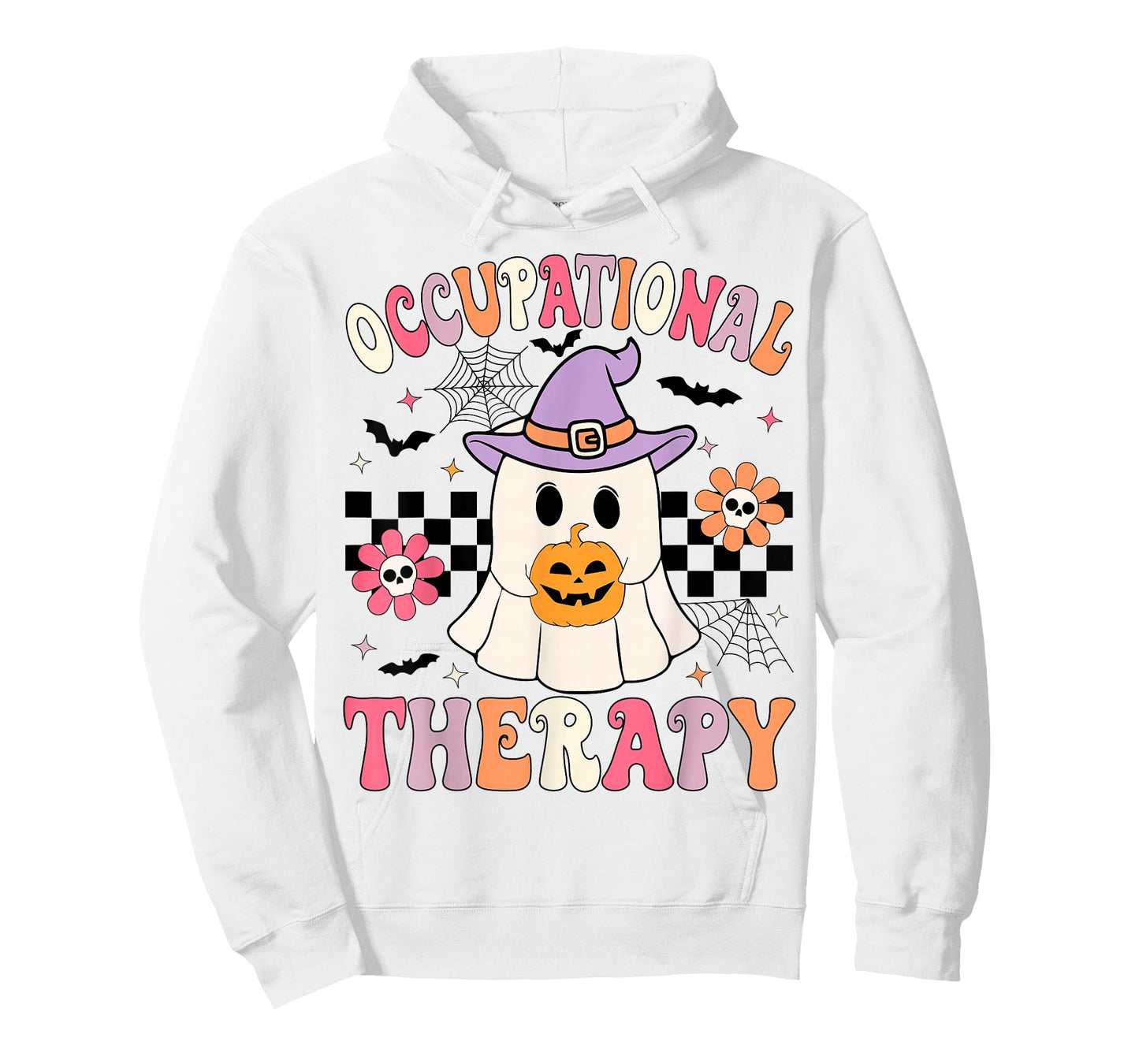 OT Occupational Therapy Halloween Retro Ghost OT Halloween T-Shirt