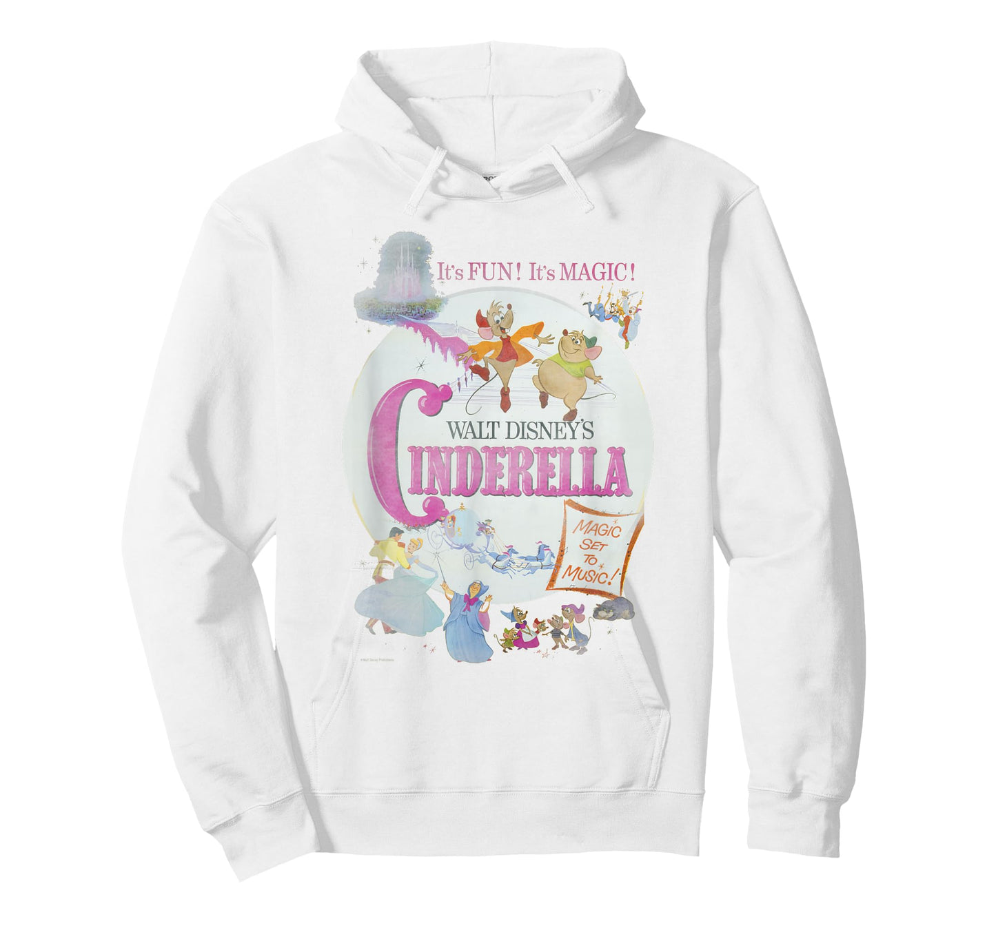 Disney Cinderella Vintage Classic Movie Poster T-Shirt Small