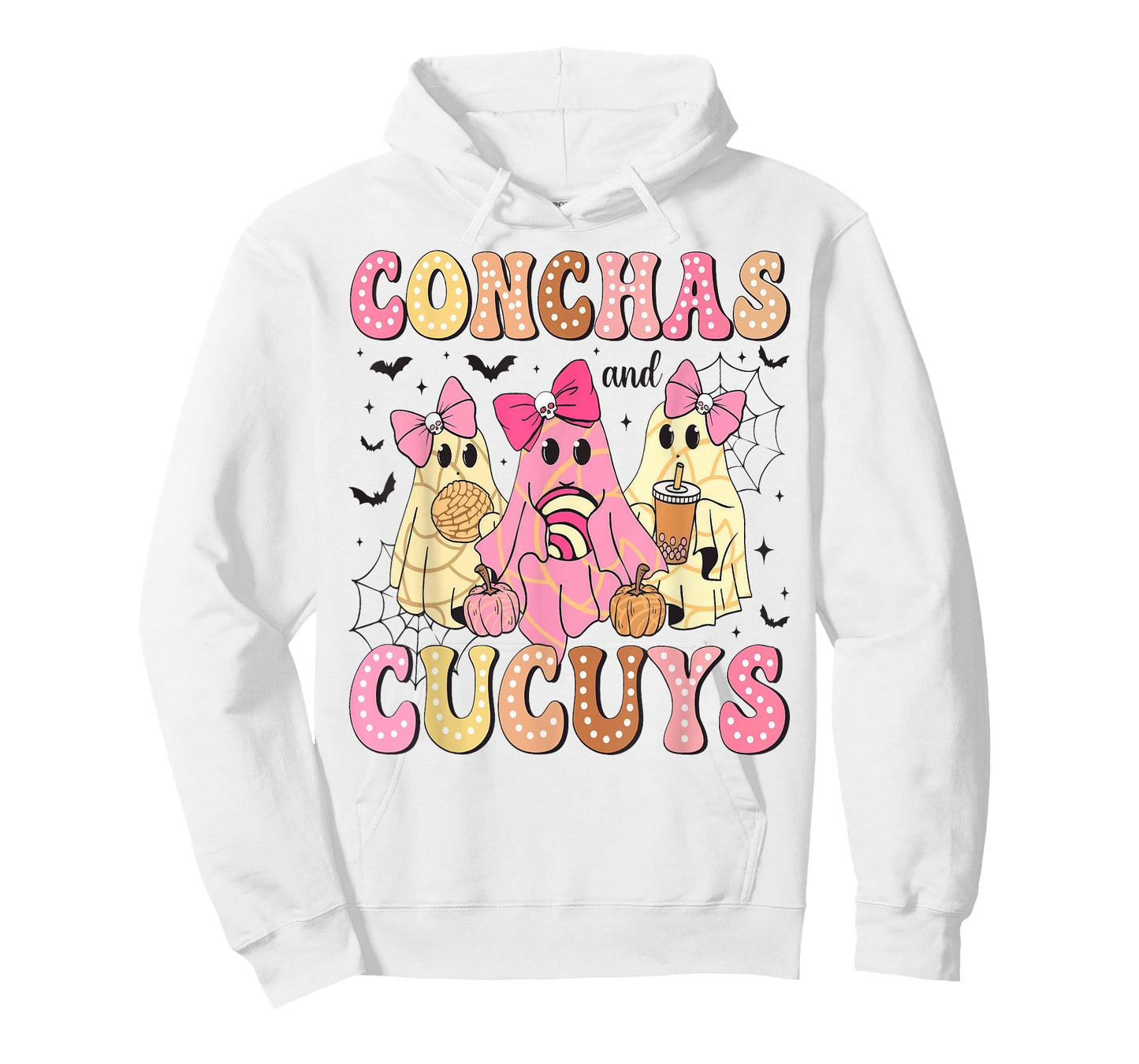 Pantasmas Conchas And Cucuys Ghost Cafe Y Pan Halloween T-Shirt