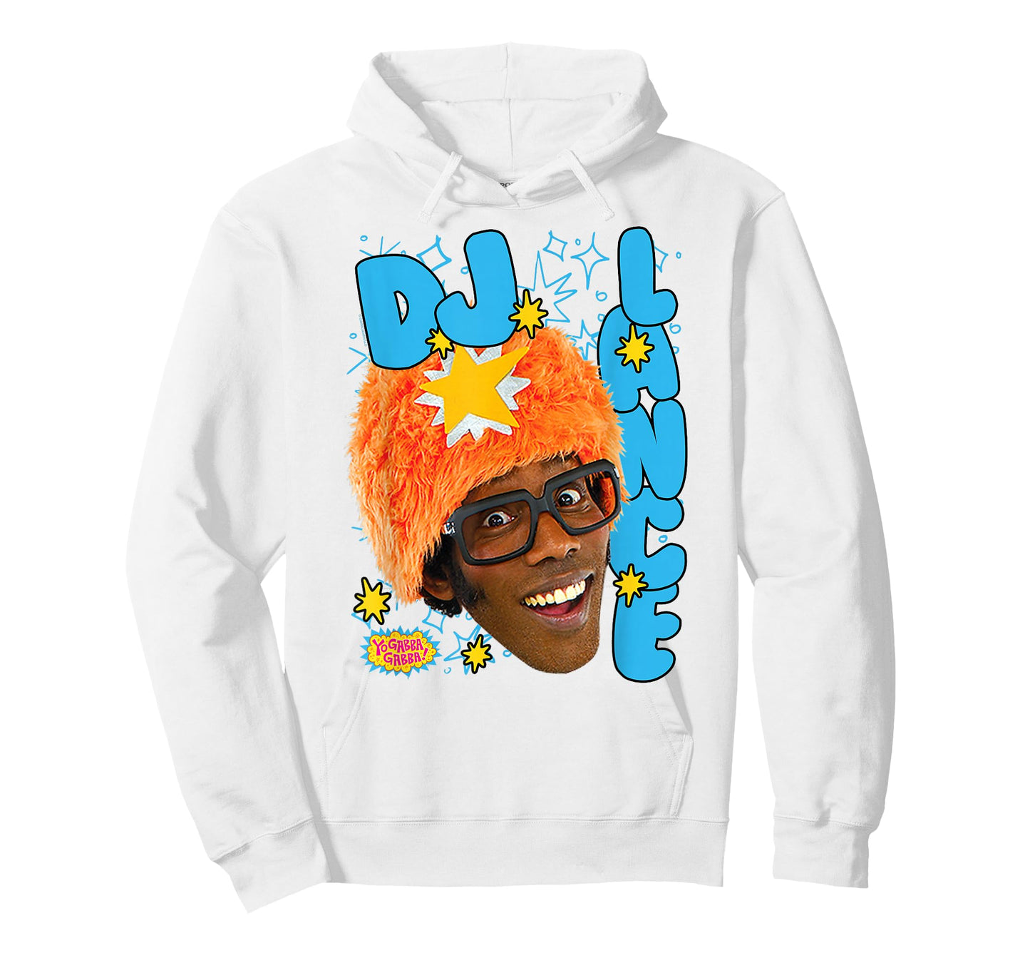 Yo Gabba Gabba! DJ Lance Photo Bubble Letters TV Show T-Shirt