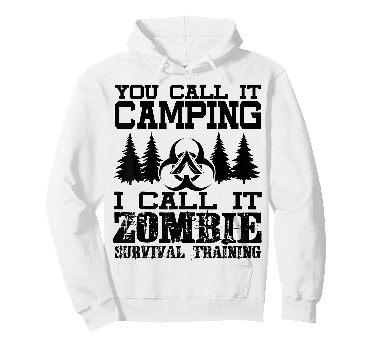 Zombie Survival Training Camping Shirt - Funny Halloween T-Shirt