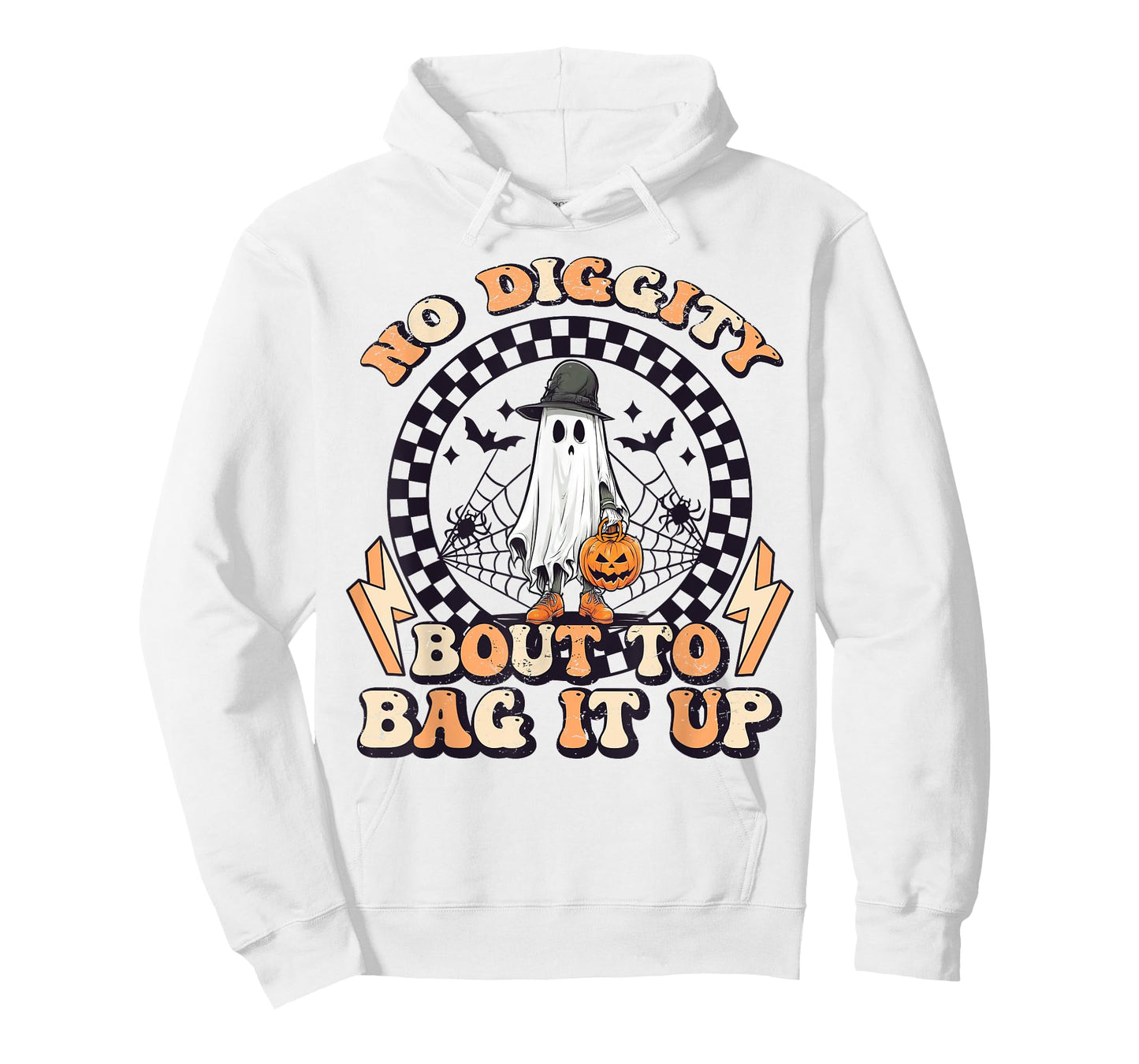 No Diggity Bout To Bag It Up Ghost Halloween T-Shirt