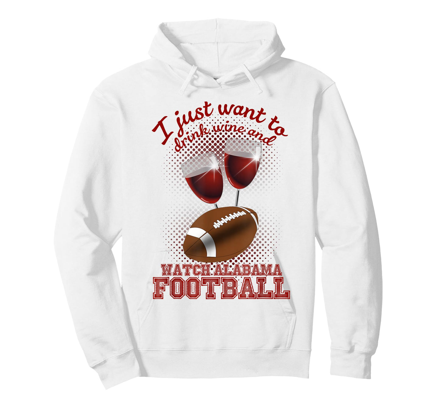 Drink Wine and Watch Alabama Football T-Shirt