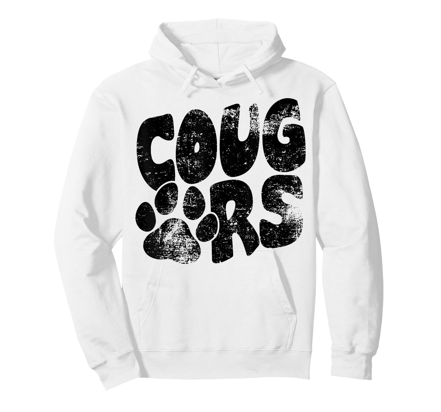 Cougars Football School Sports Fan Team Spirit T-Shirt