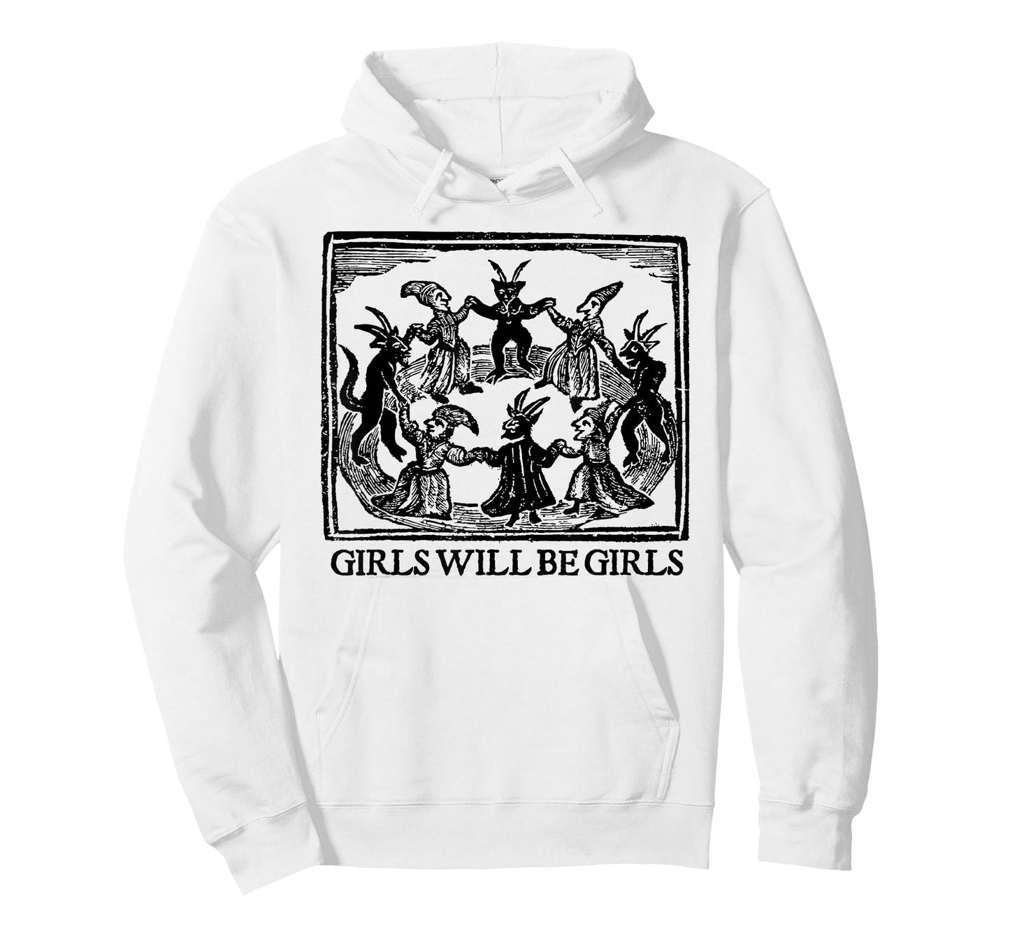 Witch Witches Devil Halloween Girl Will Be Girls Spooky T-Shirt