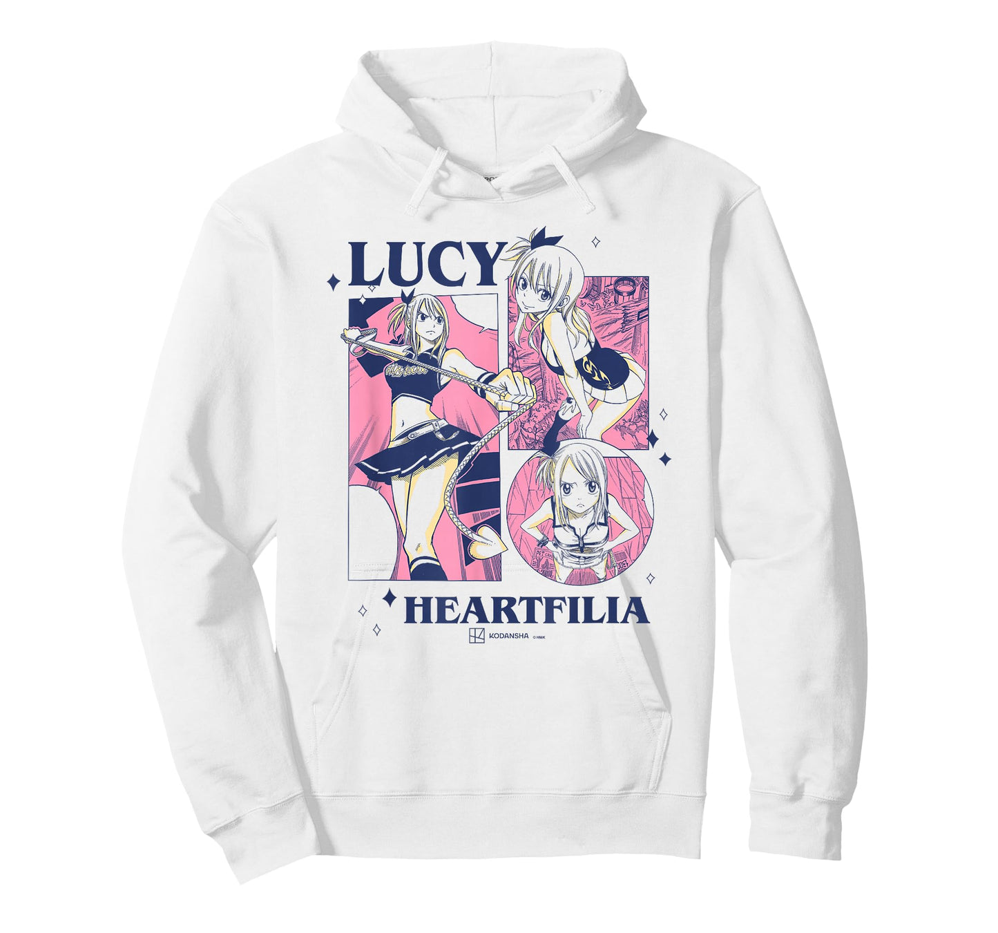 Fairy Tail Lucy Heartfilia Multi Pose Distressed Showcase T-Shirt