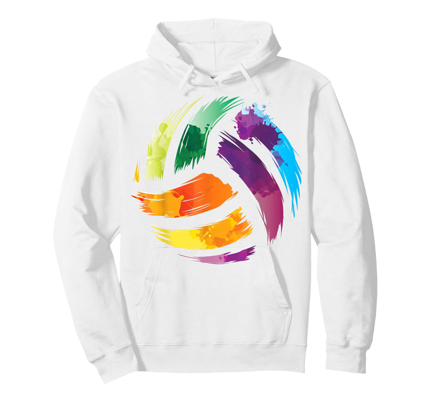 Colorful Volleyball Shirt | Cute Colorsplash Ball Tee Gift T-Shirt
