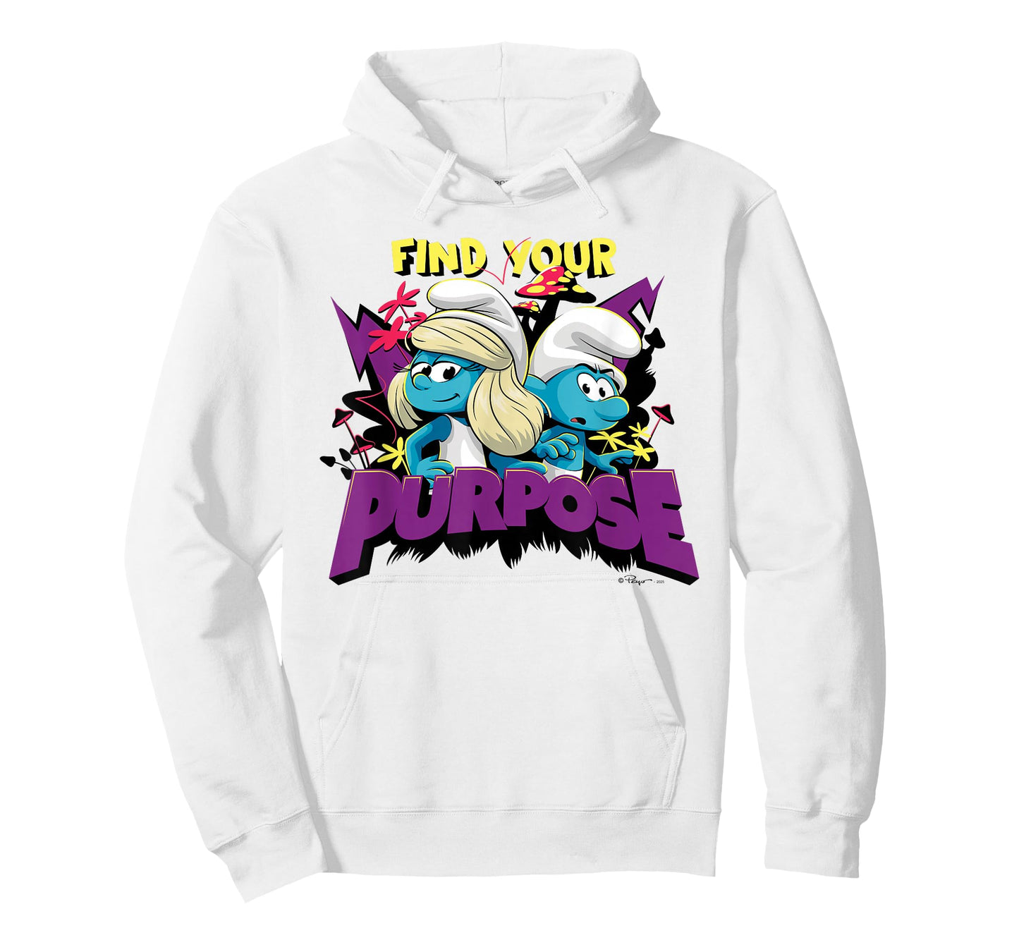 The Smurfs Movie Find Your Purpose Smurfette T-Shirt