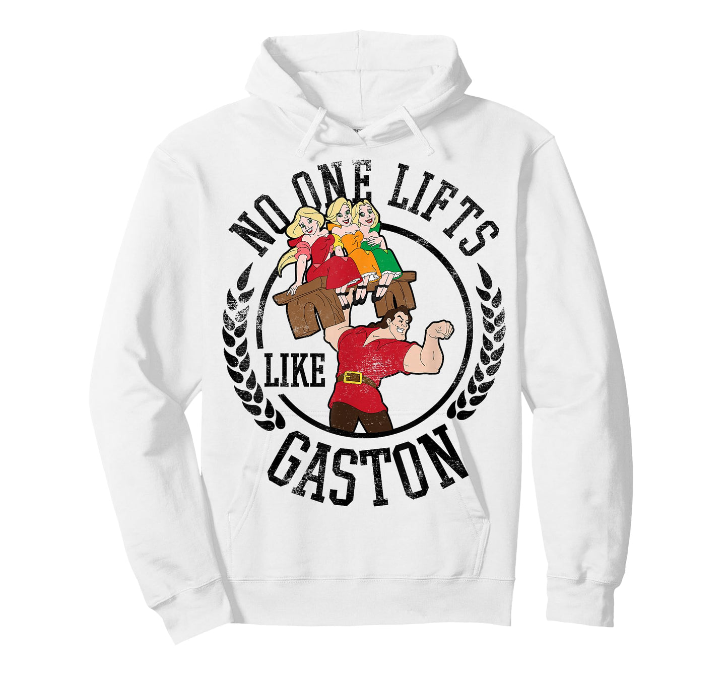 Disney Beauty and the Beast No One Lifts Like Gaston Badge T-Shirt