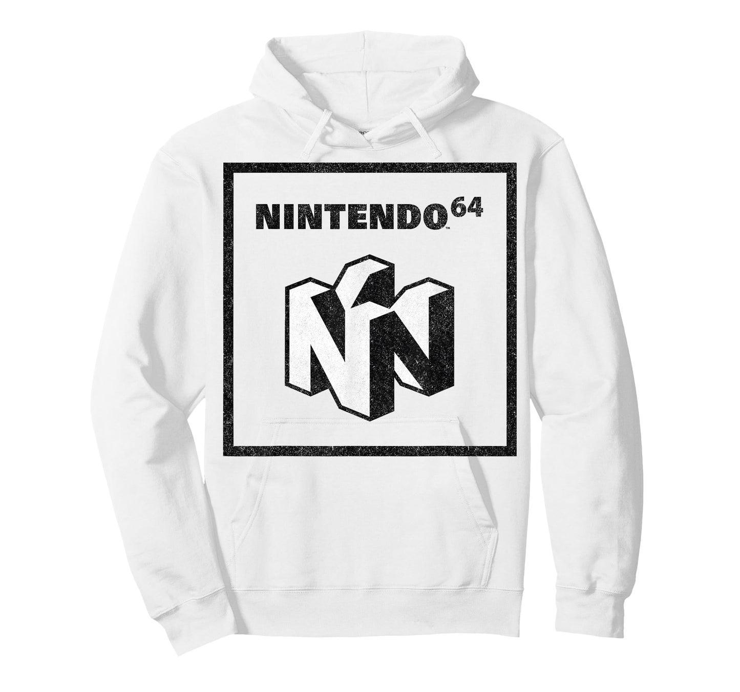 Nintendo 64 Logo Black & White Element Graphic T-Shirt T-Shirt