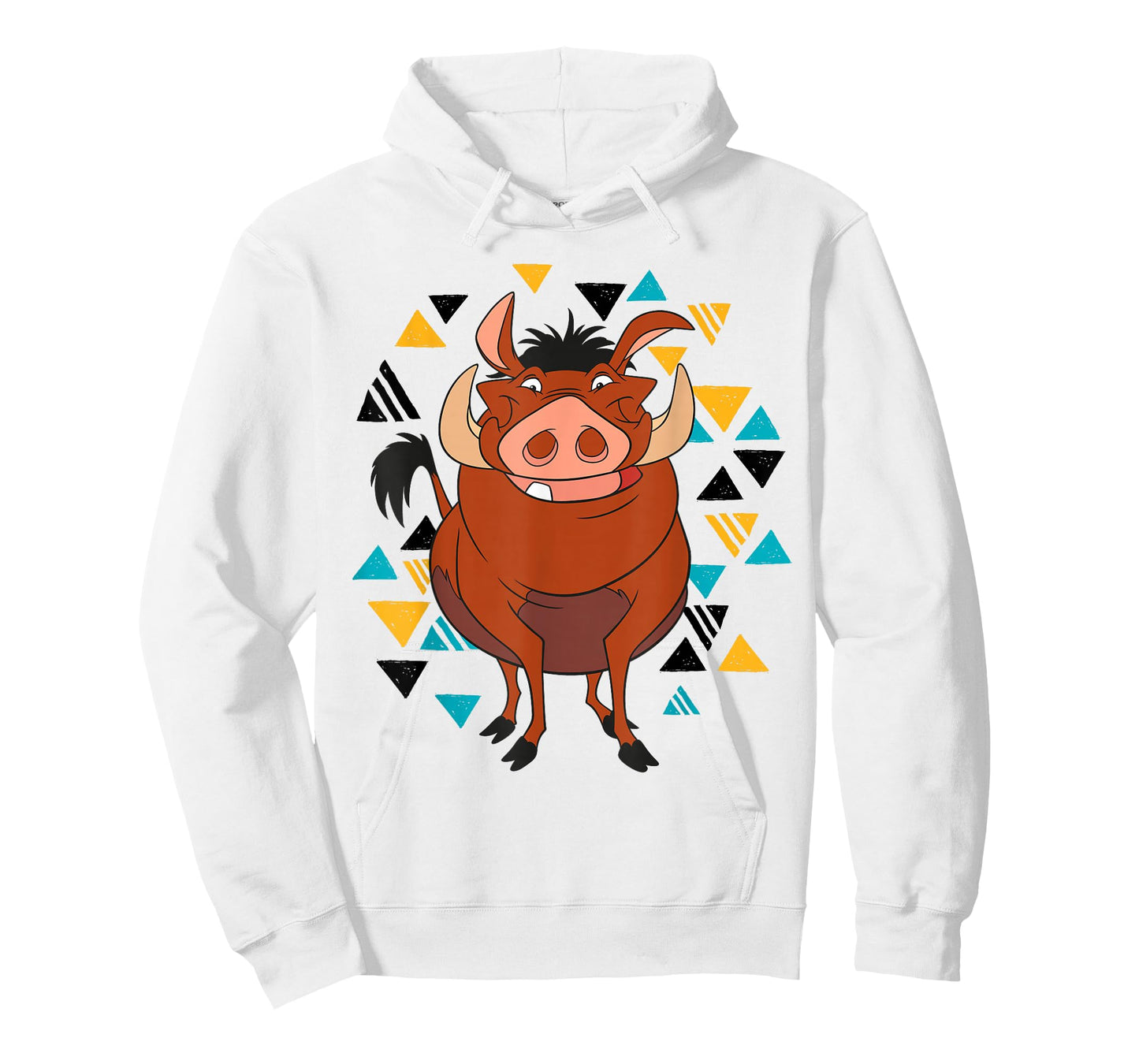 Disney The Lion King Pumbaa 90s Triangles T-Shirt T-Shirt