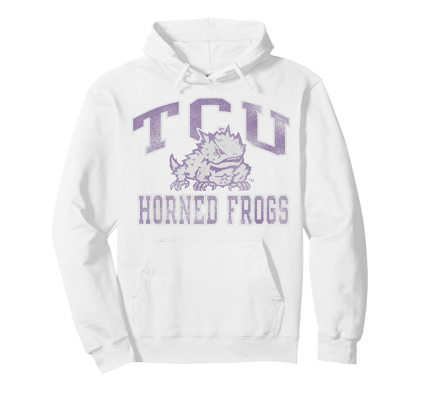 TCU Horned Frogs Vintage Worn Gray Officially Licensed T-Shirt