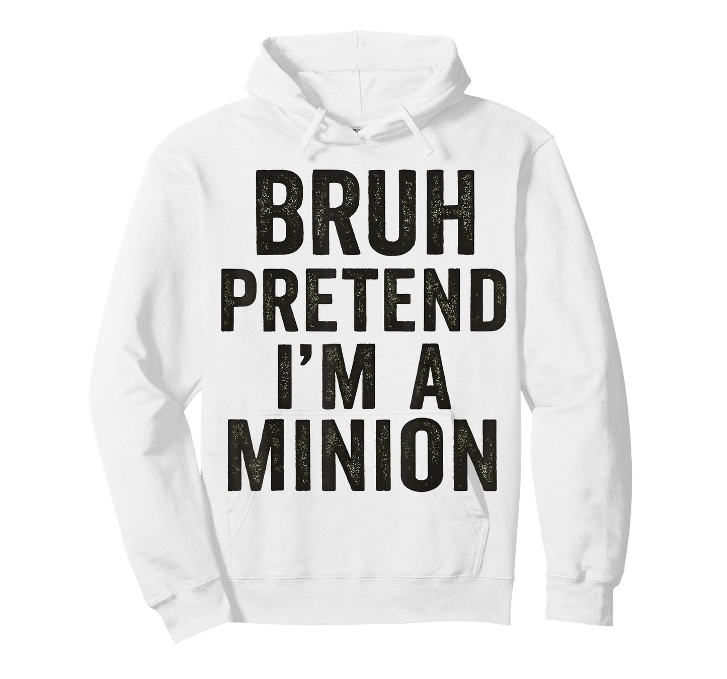Bruh Pretend I'm Minion Costume Family Lazy Easy Halloween T-Shirt