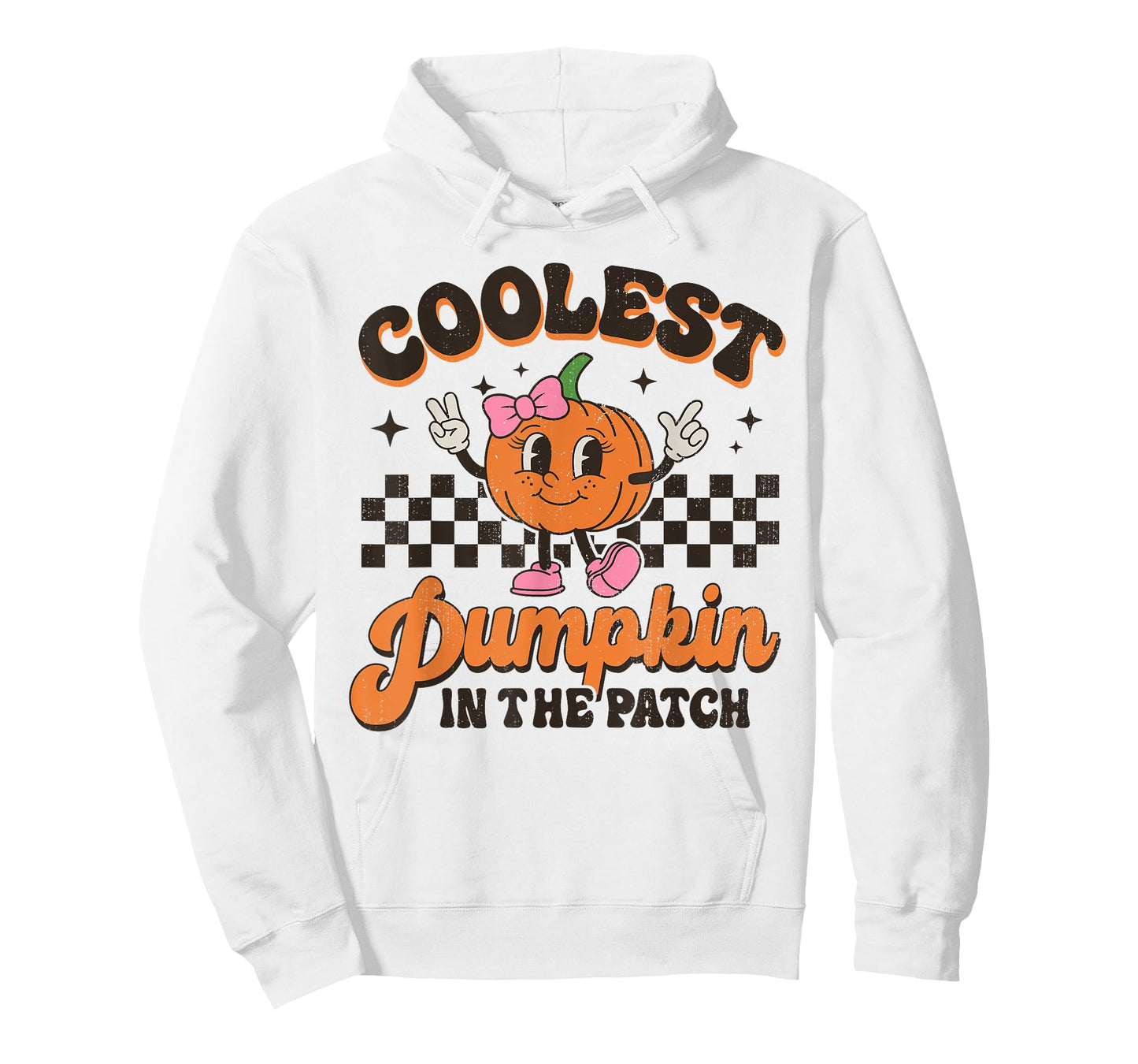 Groovy Coolest Pumpkin In The Patch Halloween For Girls Kids T-Shirt
