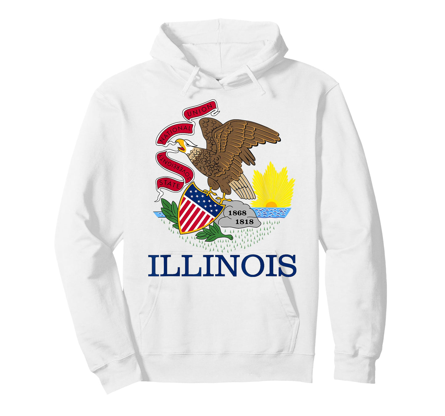 State Flag Illinois of the Prairie State T-Shirt