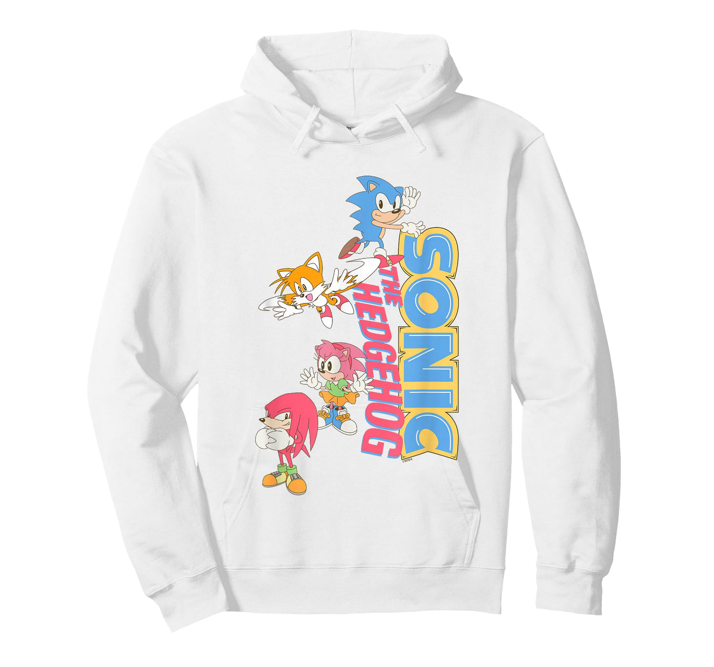 Sonic The Hedgehog Sonic & Friends Cute Retro Group Shot T-Shirt