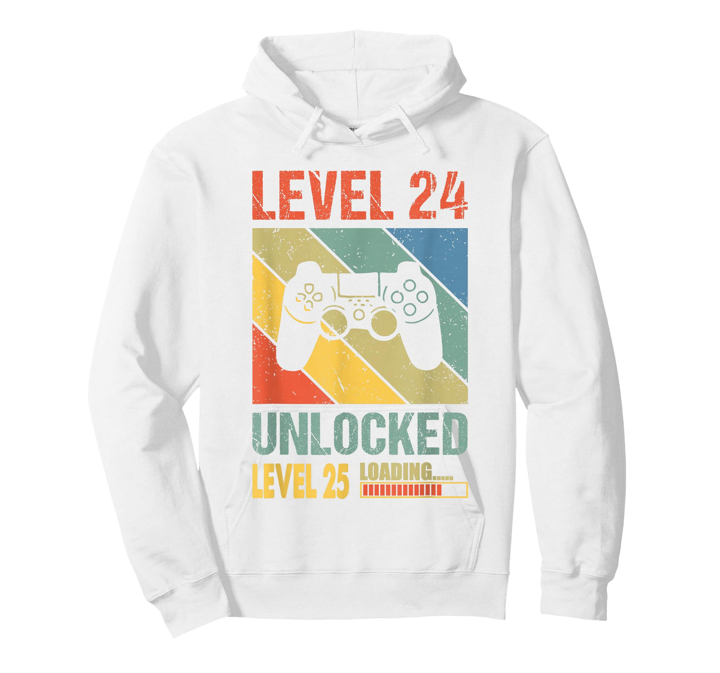 24th Birthday Gamer Girl Level 24 Unlocked Level 25 Loading T-Shirt