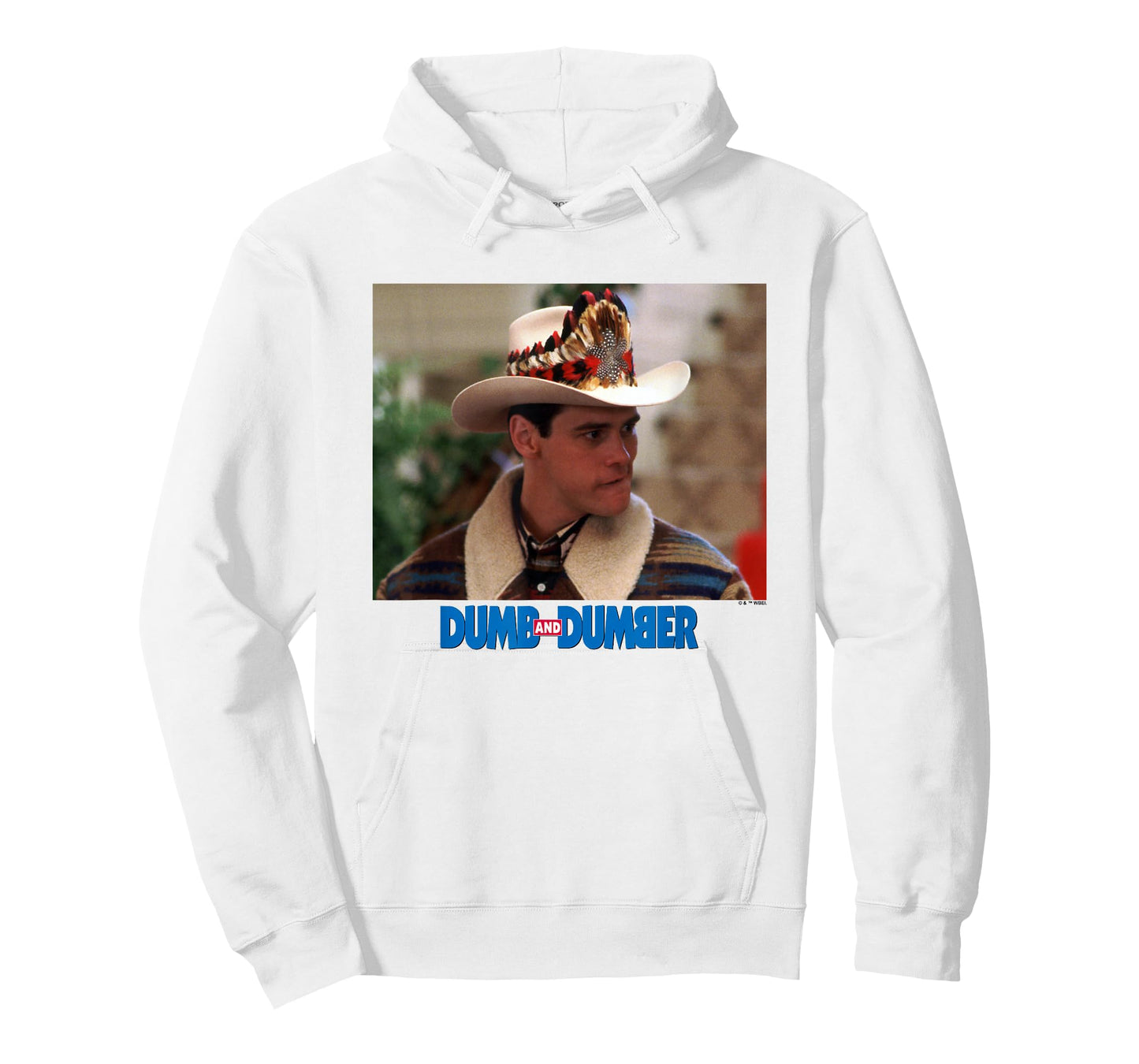 Dumb and Dumber Lloyd Christmas Dressed As Cowboy Scene T-Shirt