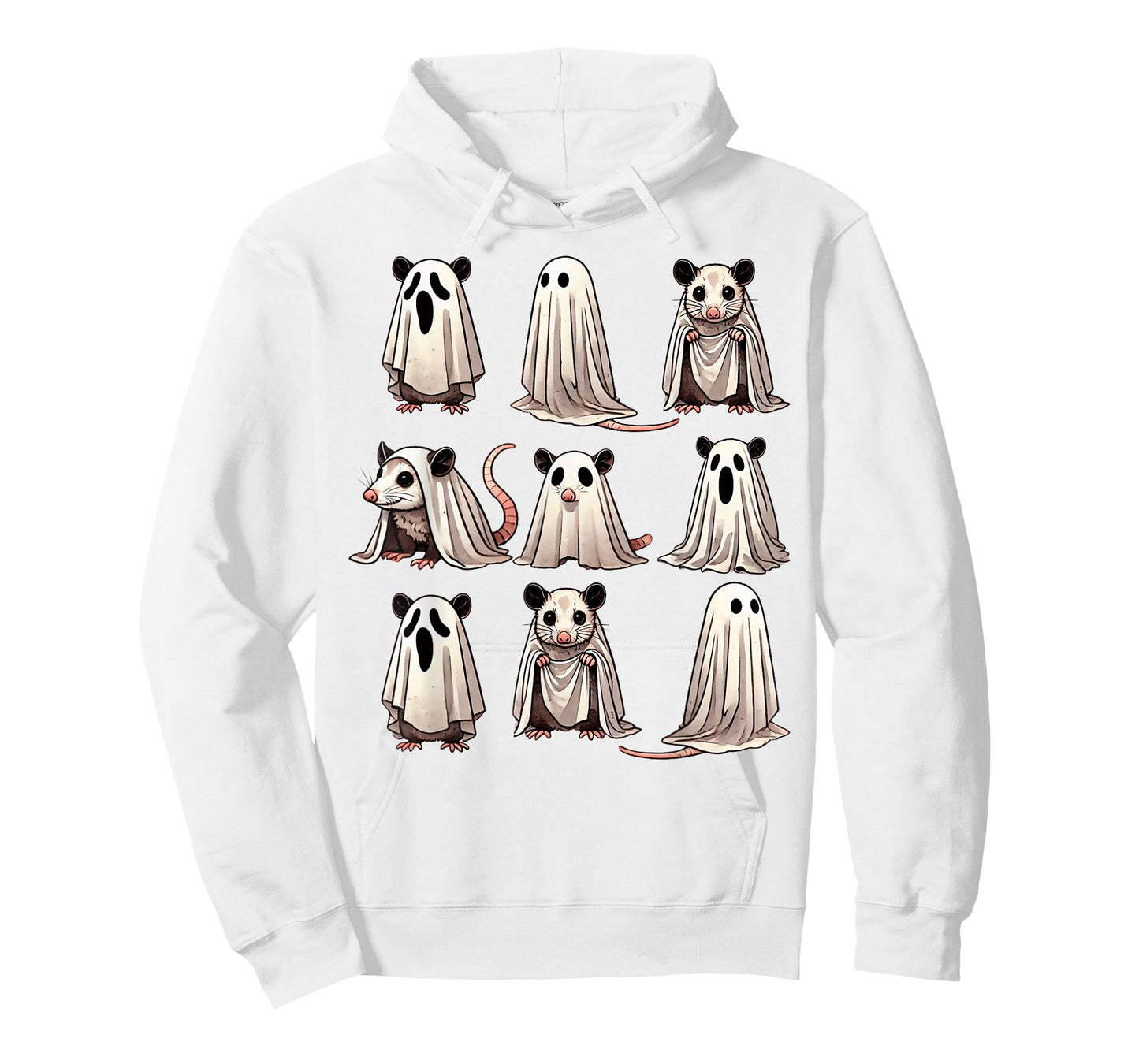 Cute Ghost Opossum Funny Halloween Outfit Costumes Opossum T-Shirt