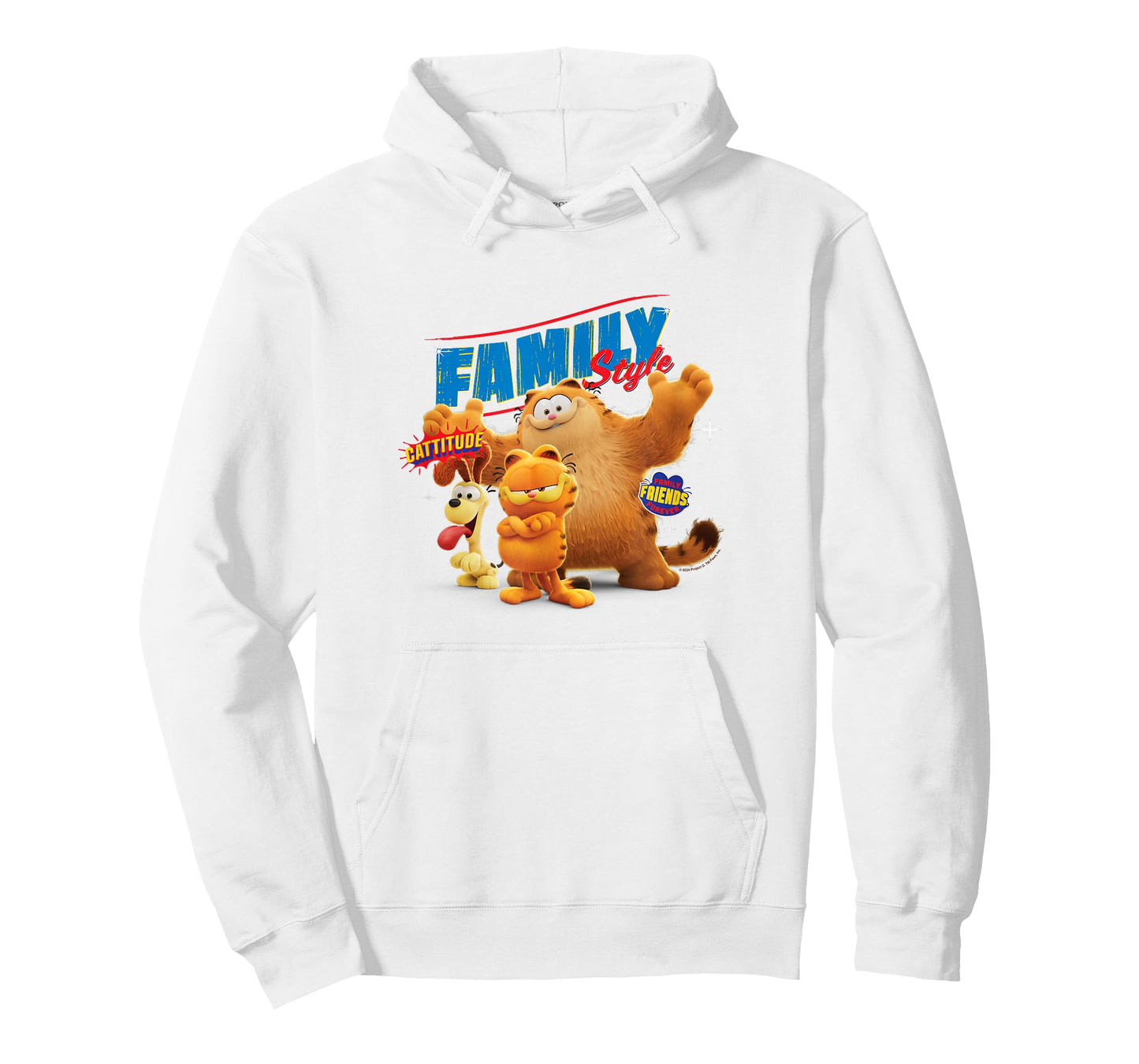 The Garfield Movie Family Style Cattitude Group Shot T-Shirt