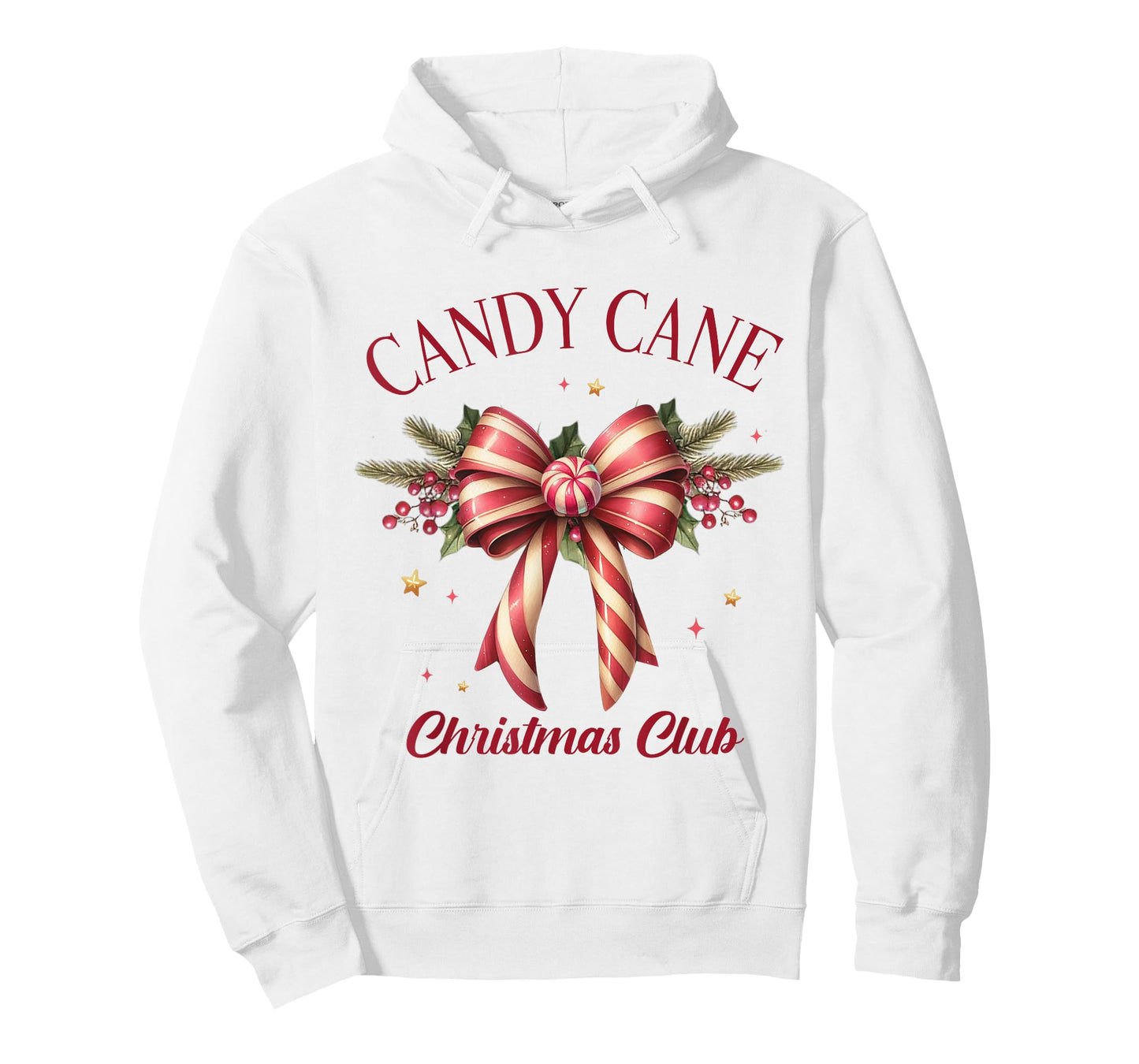 Candy Cane Christmas Club Winter Christmas Family Pajamas T-Shirt