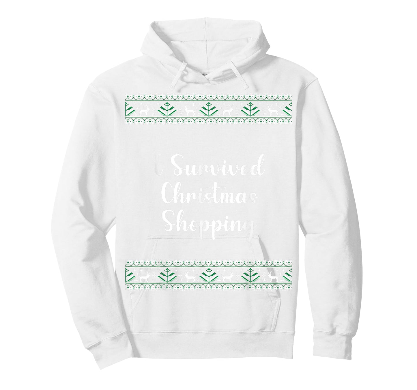 I Survived Christmas Shopping Christmas Funny T-Shirt