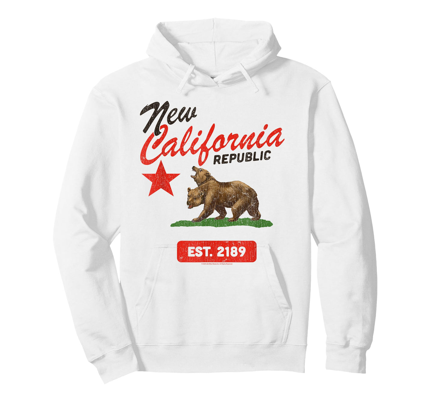 Fallout New California Republic Flag Est 2189 Video Game T-Shirt
