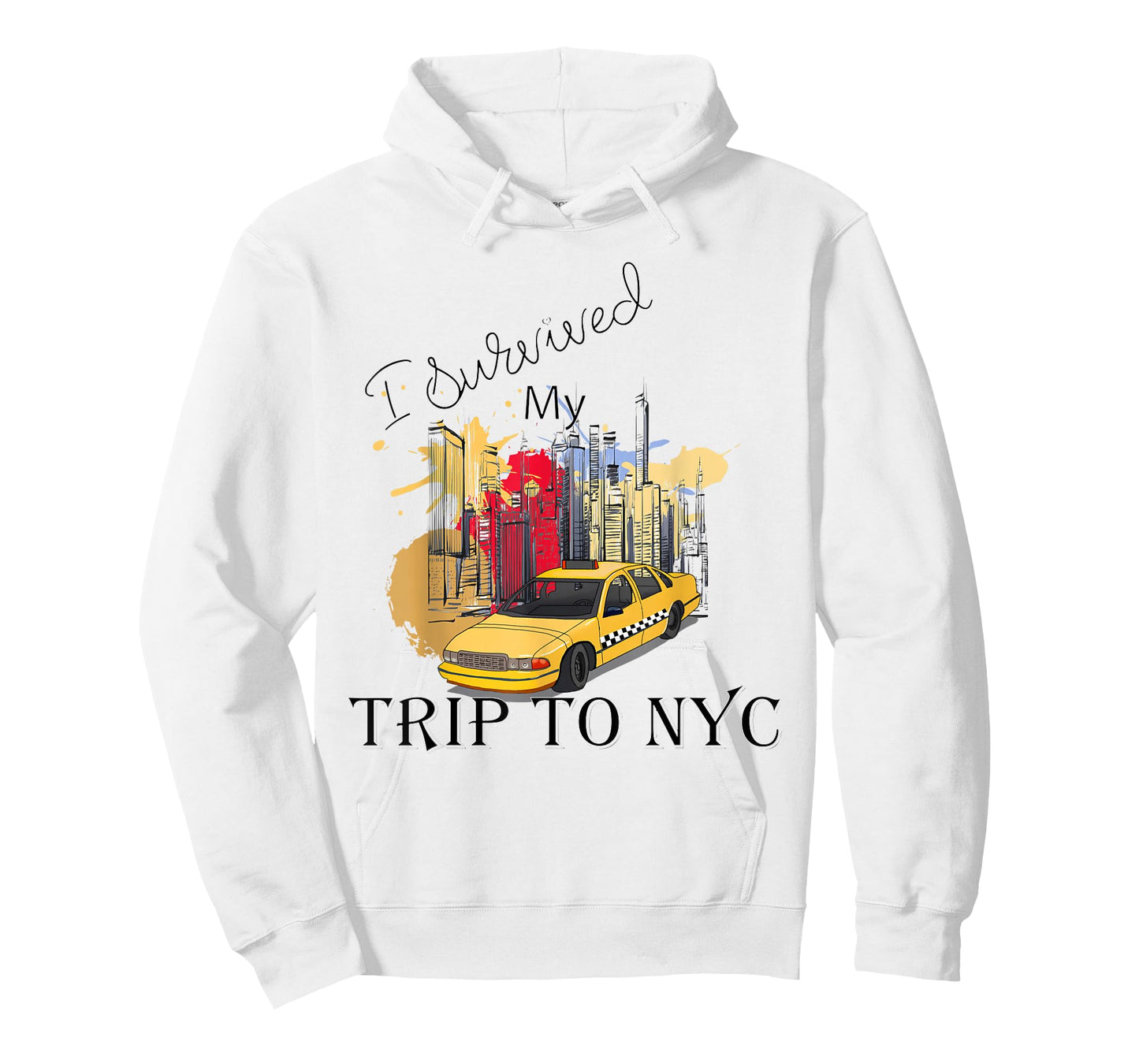 I Survived My Trip to NYC Graphic New York City Line T-Shirt
