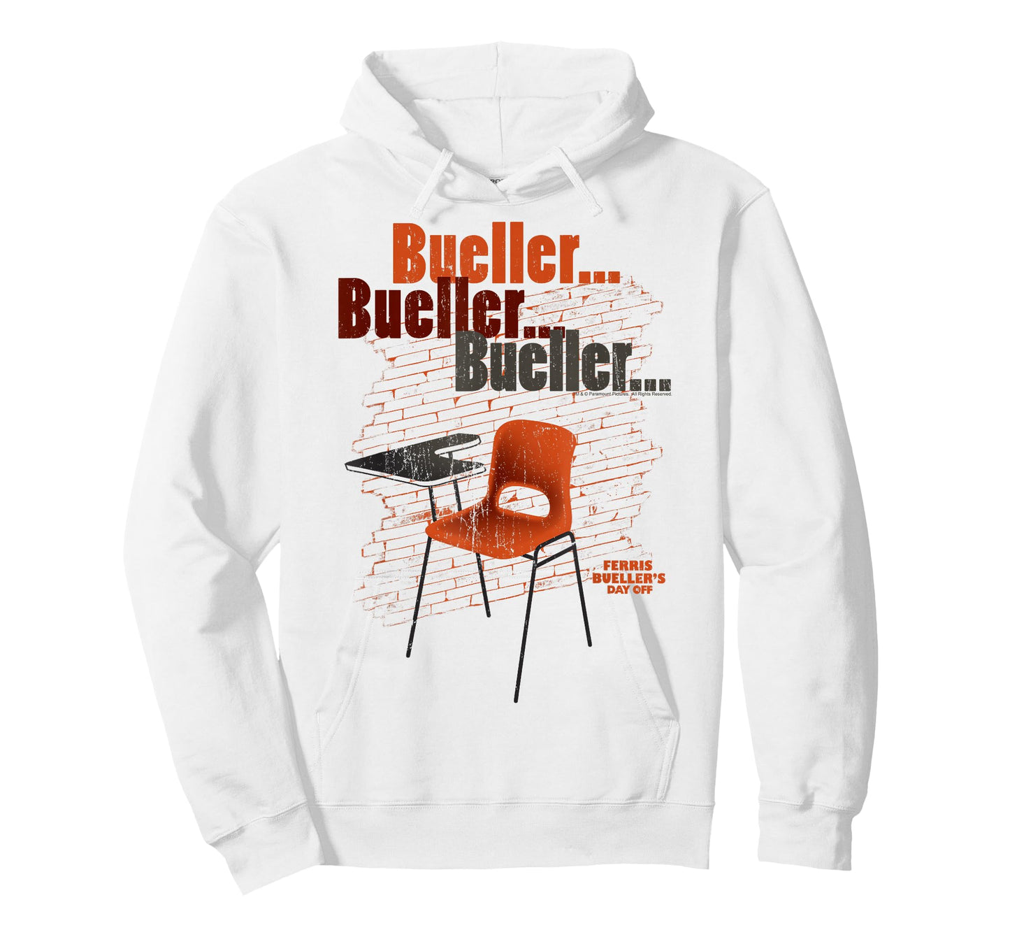 Ferris Bueller's Day Off Empty School Desk T-Shirt