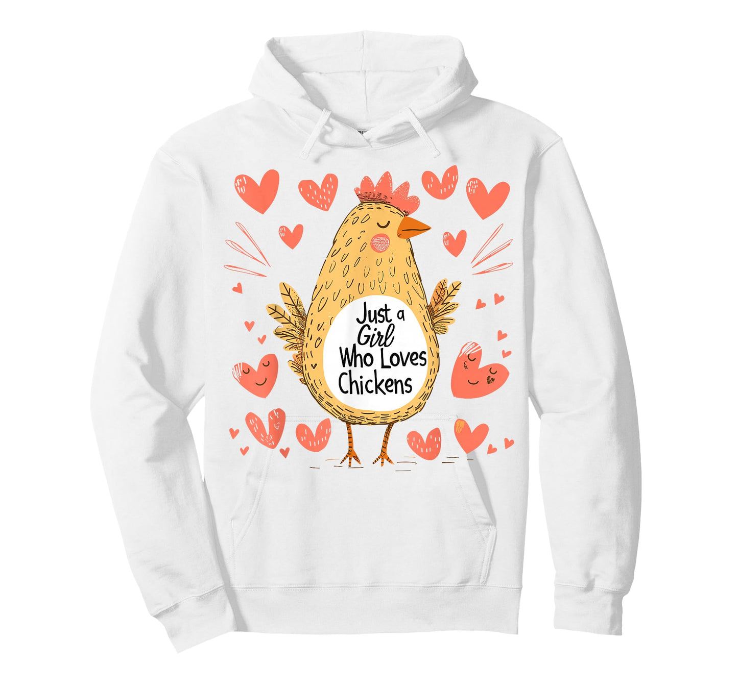 Funny Chicken Lovers Gift Just A Girl Who Loves Chickens T-Shirt