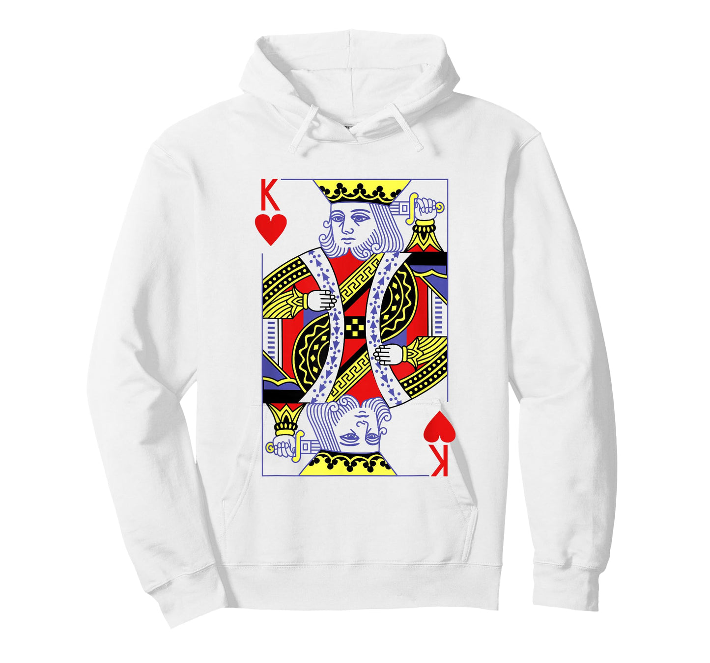 King Of Hearts Royal Flush Costume Halloween Playing Cards T-Shirt