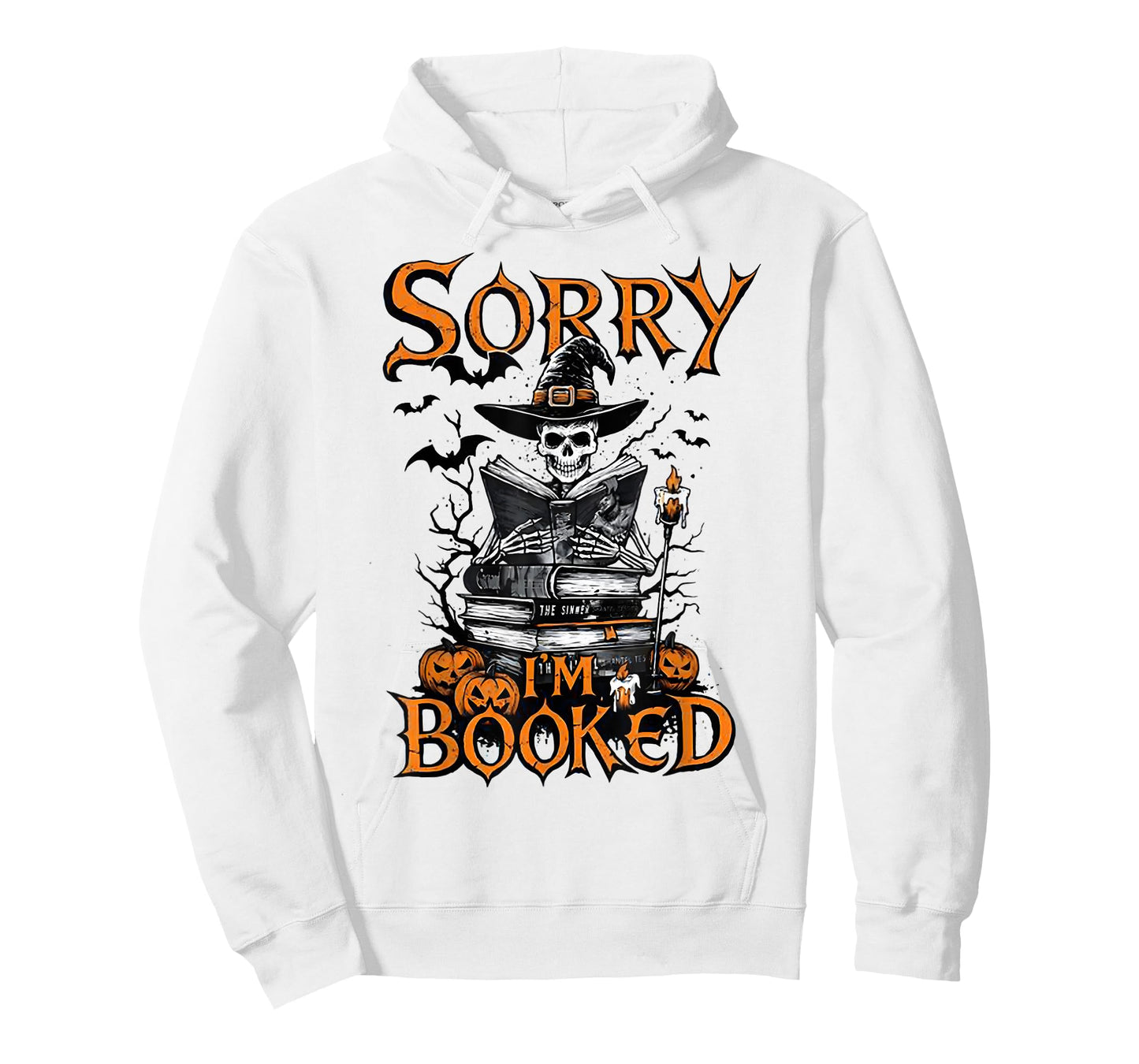 Sorry I'm Booked Halloween - Skeleton Witch Read T-Shirt