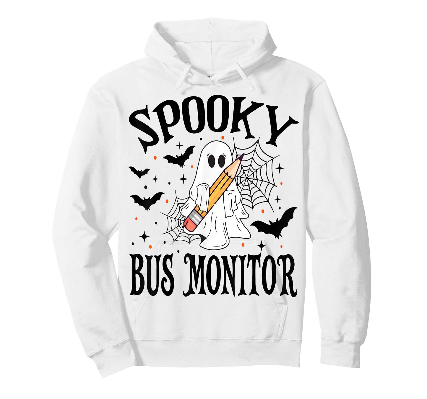 Spooky Bus Monitor Halloween School T-Shirt