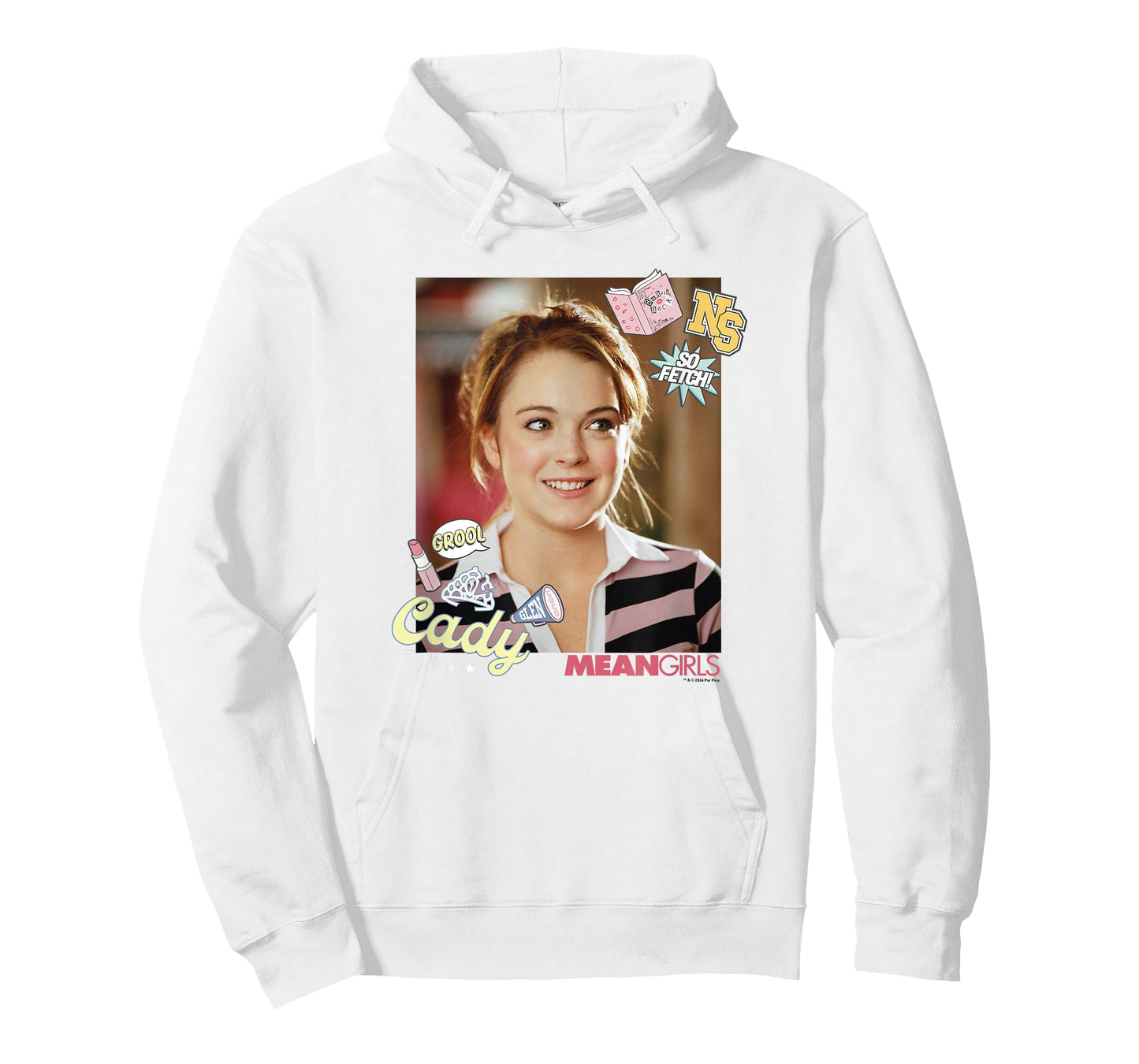 Mean Girls Iconic Cady Heron So Fetch! Big Chest Portrait T-Shirt