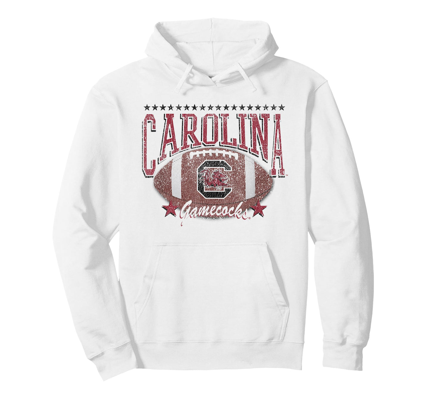 South Carolina Gamecocks Football Vintage Stars White T-Shirt