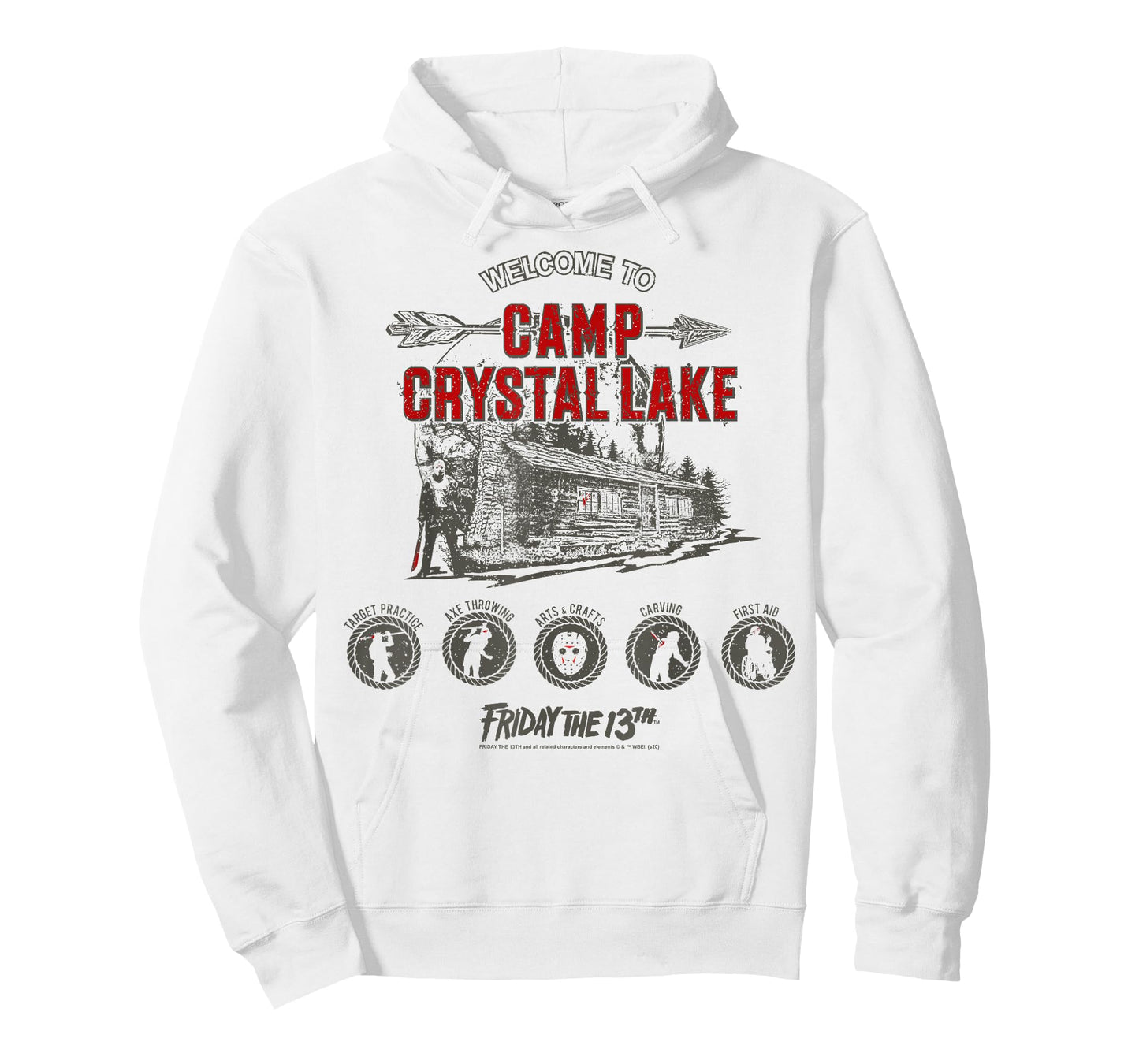 Friday The 13th Camp Crystal Lake Activities T-Shirt Small