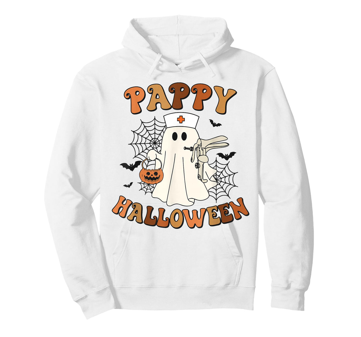 Pappy Halloween Ghost with Speculum OB Nursing Department T-Shirt