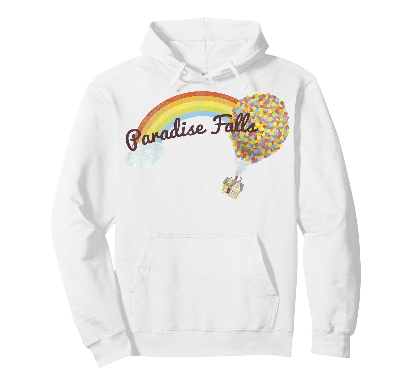 Disney Pixar Up Paradise Falls Rainbow T-Shirt Small