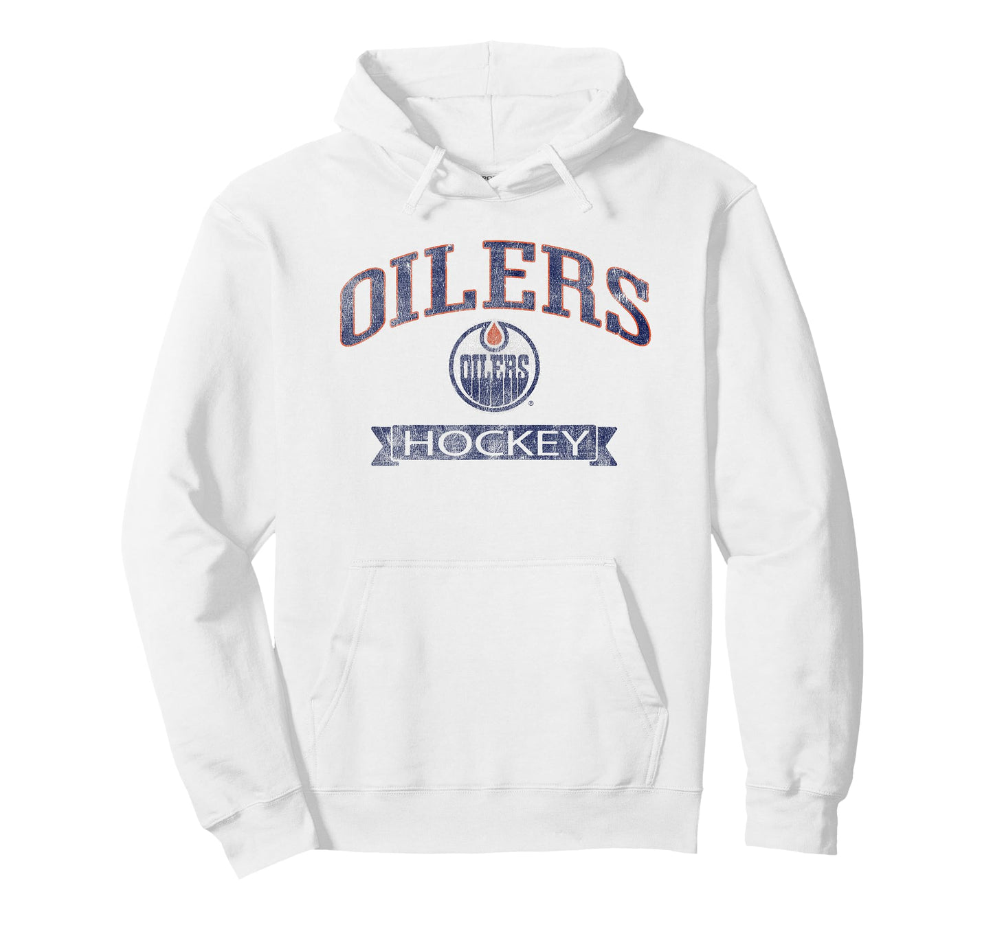 Edmonton Oilers Vintage Hockey Gray Officially Licensed T-Shirt