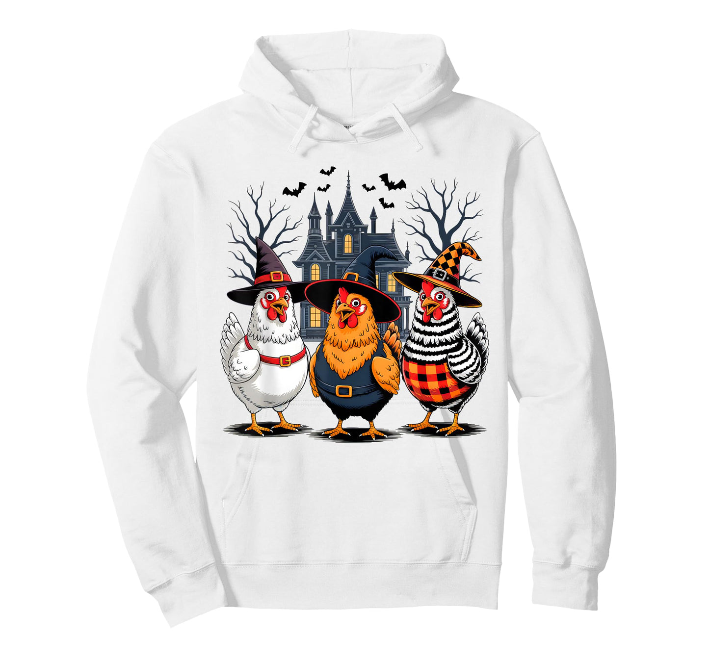 Halloween Chicken Witch Spooky Season For Men Women Farmer T-Shirt