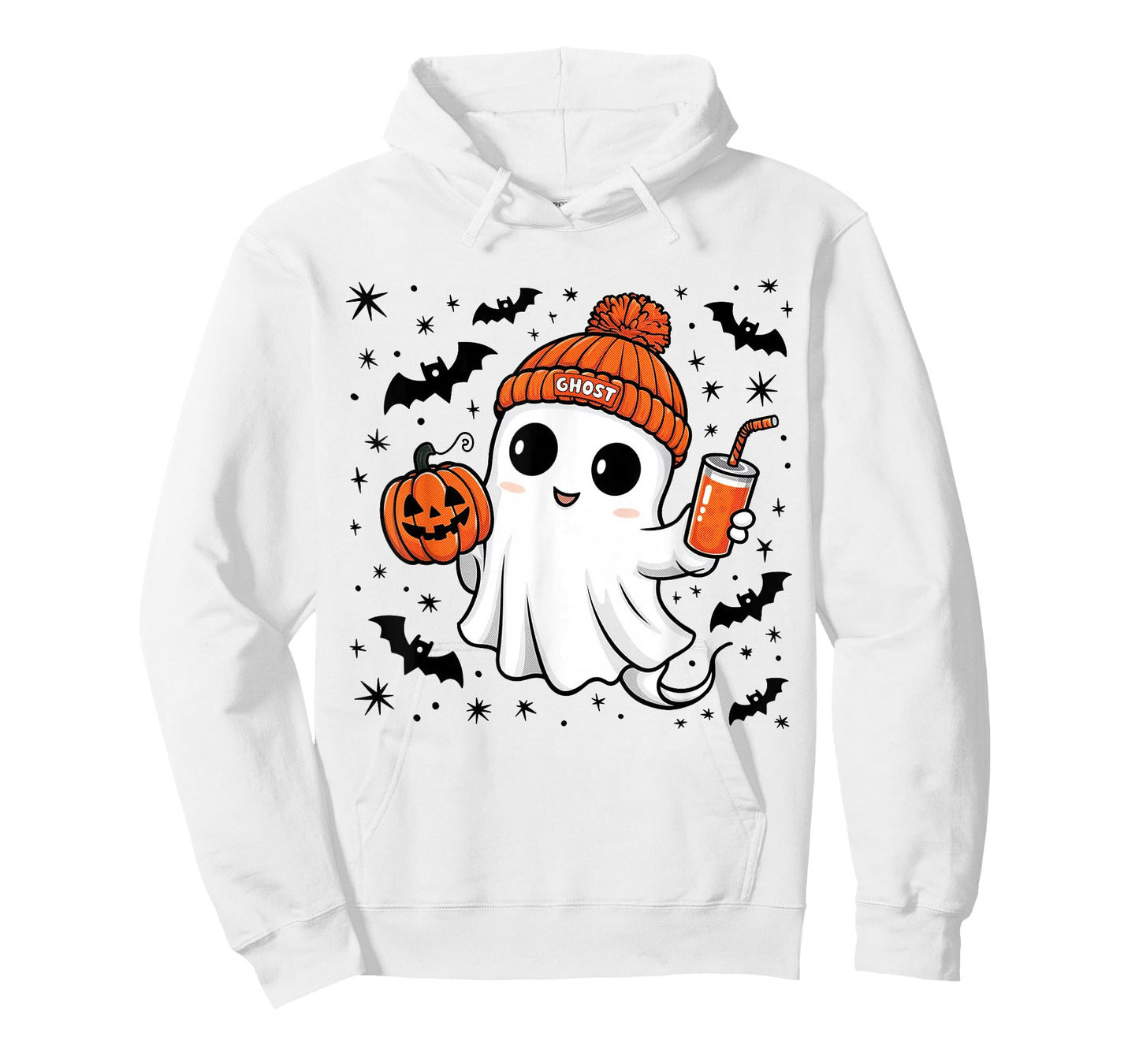 Cute Ghost Halloween Costume Toddler Kids Boys Girls T-Shirt