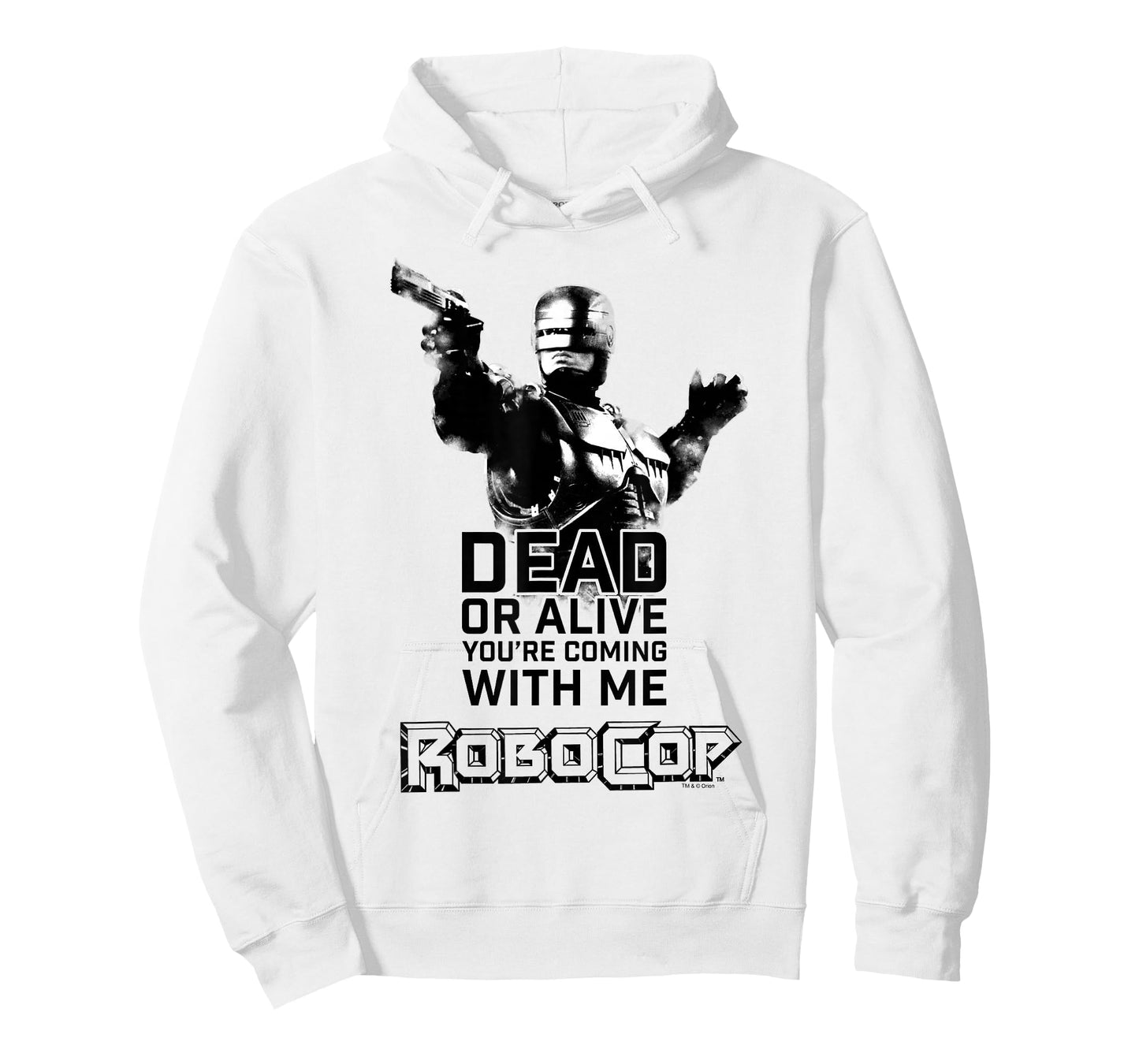 RoboCop Dead Or Alive You're Coming With Me Portrait Logo T-Shirt