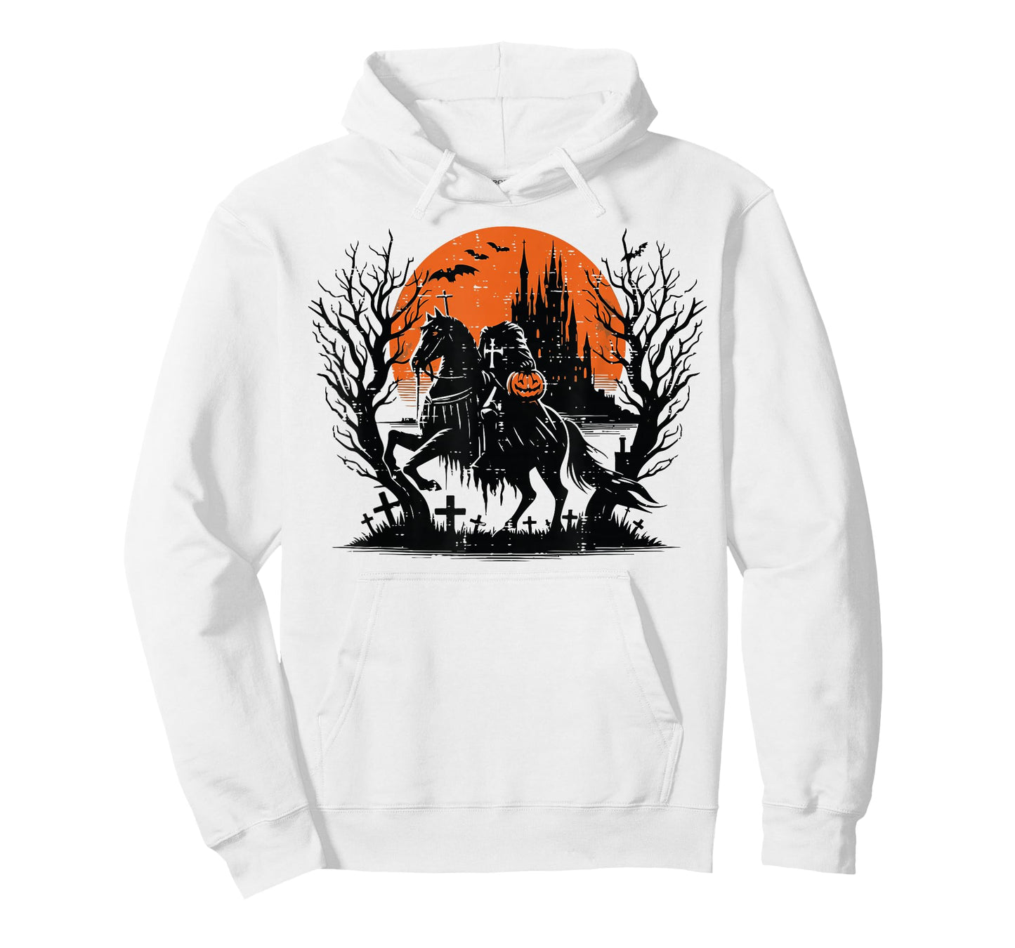 Halloween Headless Horseman Pumpkin Costume Men Women Kids T-Shirt