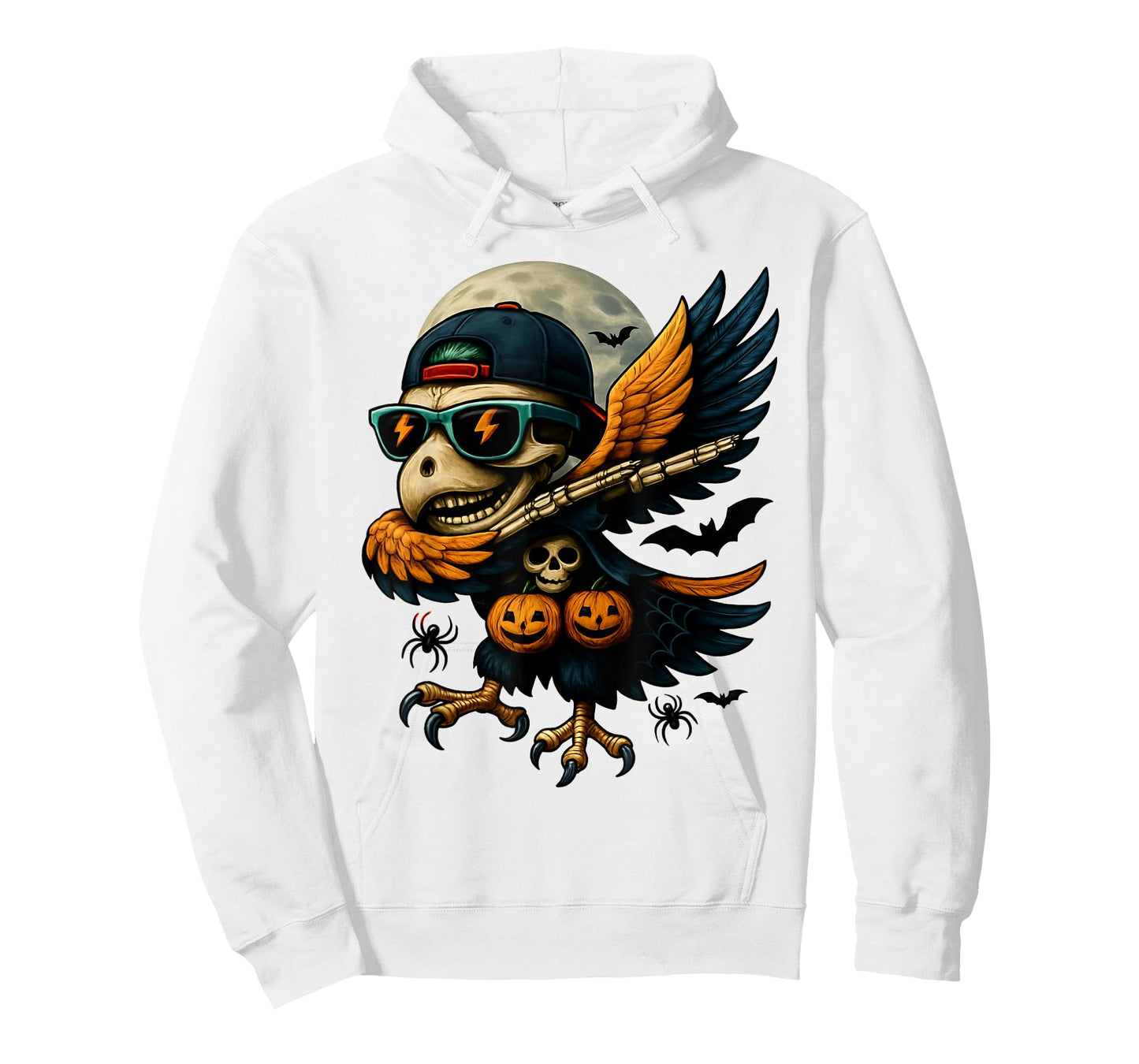 Funny Dabbing Halloween Skeleton Eagle Dancing Skeletons T-Shirt