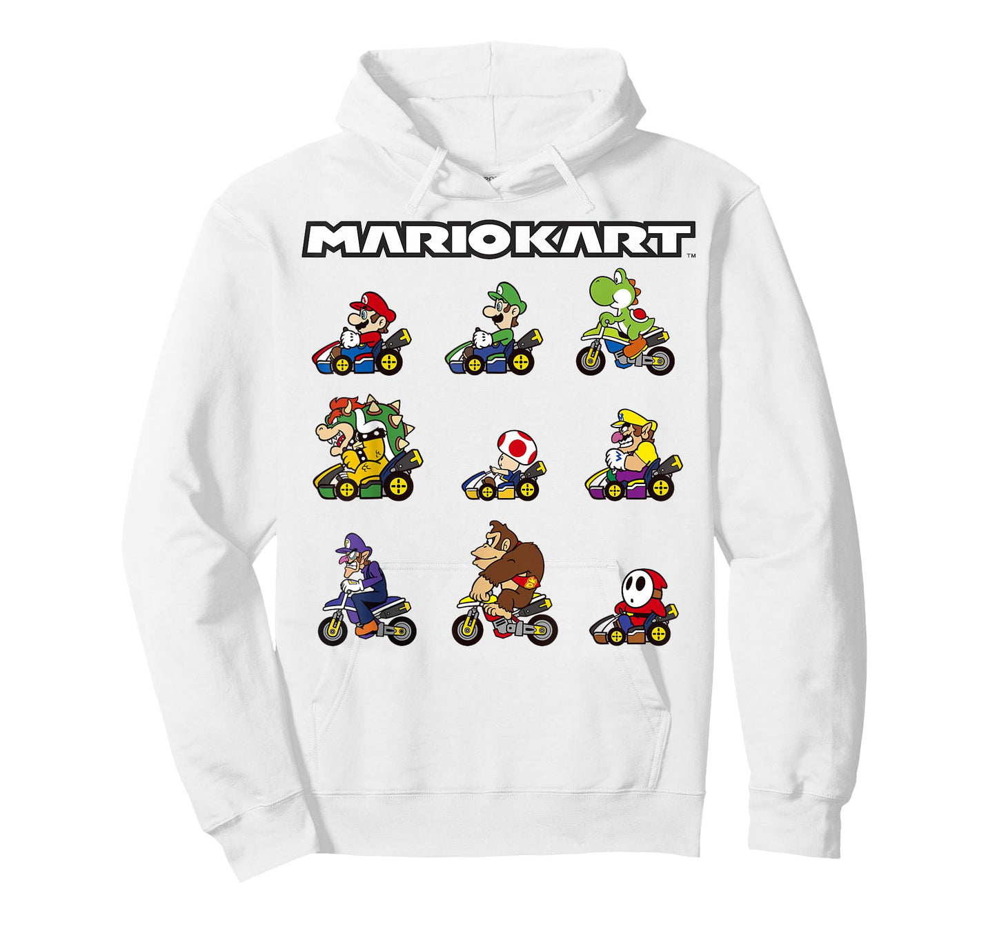 Nintendo Mario Kart Racers Ready Line-Up Graphic T-Shirt